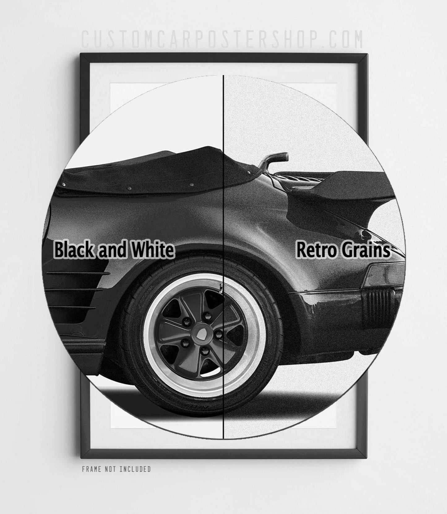 Porsche 930 Turbo Slantnose Cabriolet Remastered Print – “One in 20 Million”