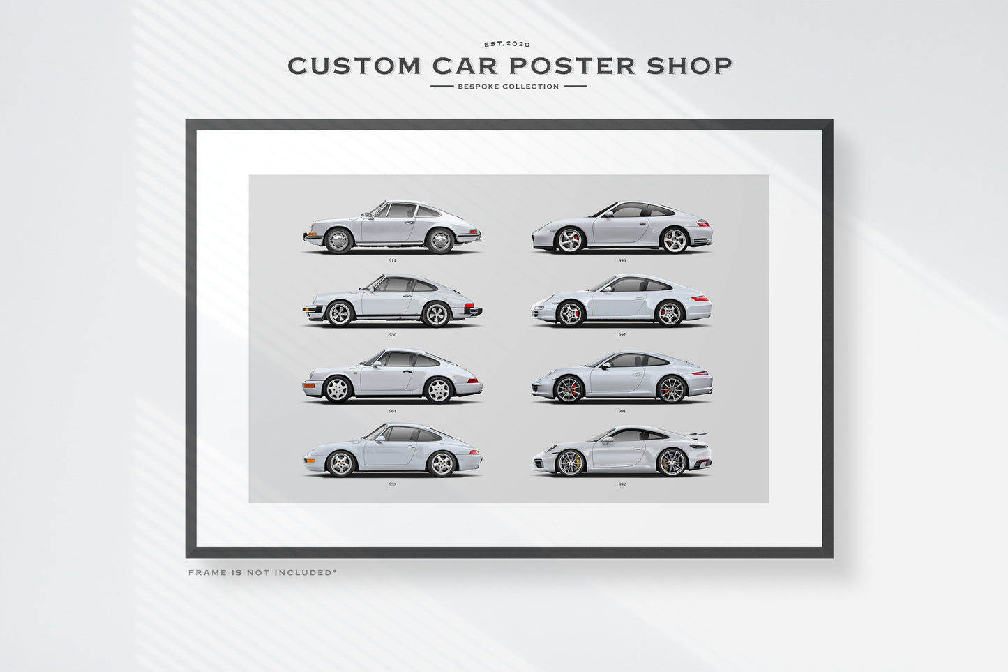Porsche 911 Generation Poster