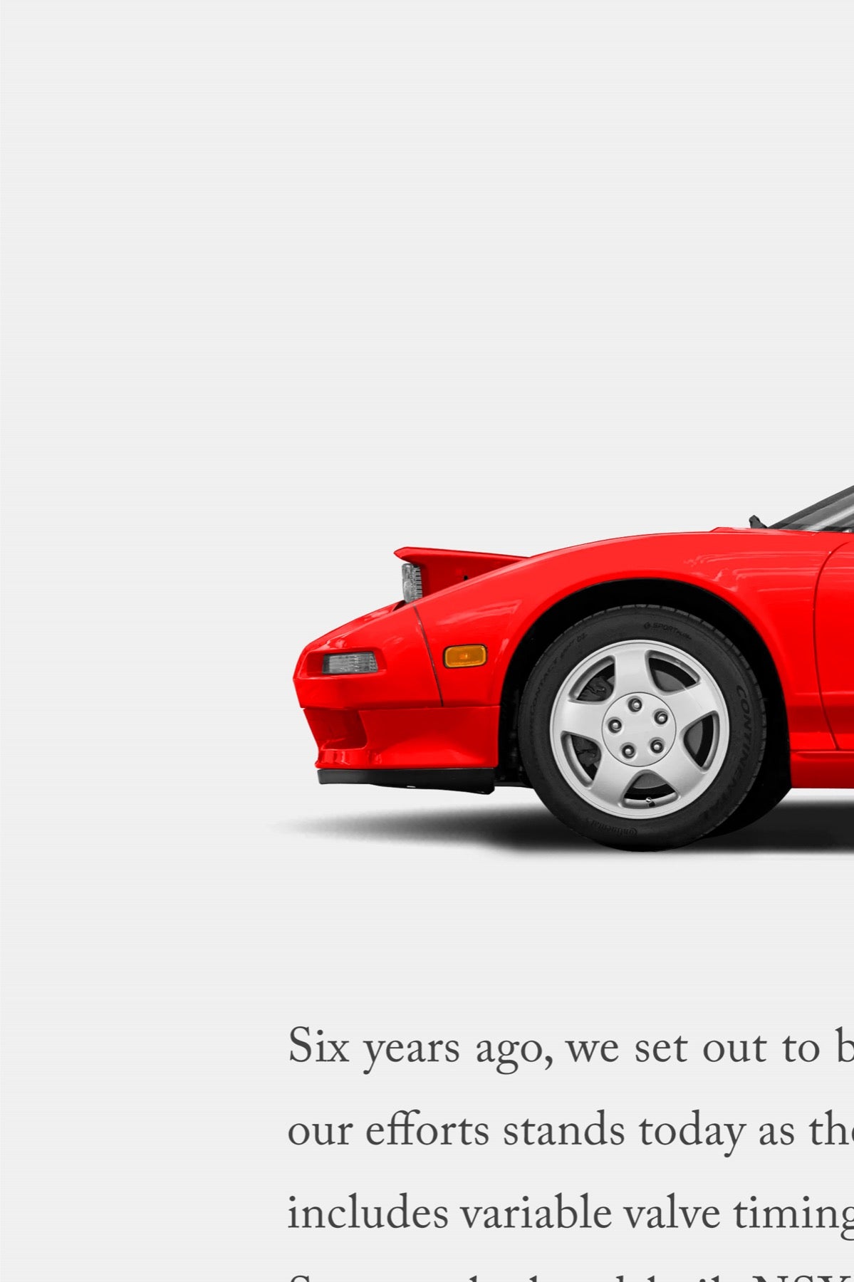 Acura / Honda NSX (NA1) Print Ad - Chase a Dream