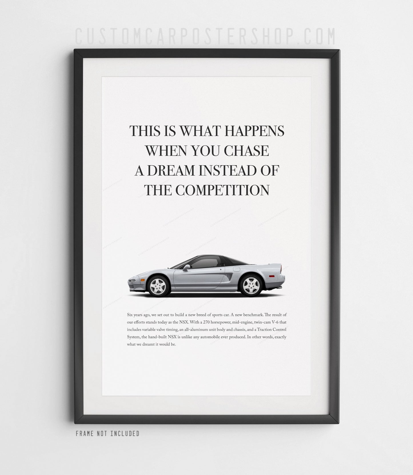 Acura / Honda NSX (NA1) Print Ad - Chase a Dream