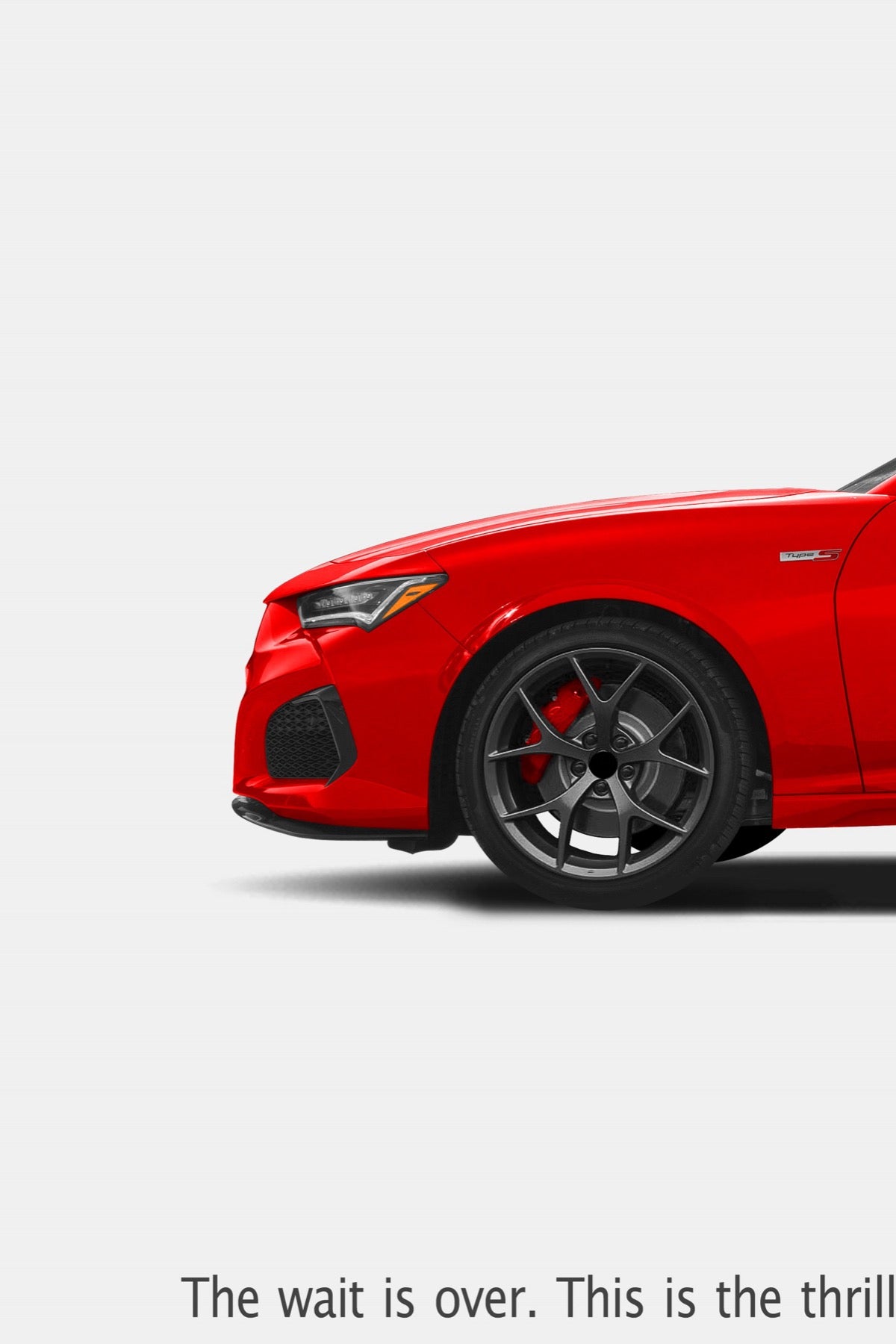 Acura TLX Type S Print Ad - Less Talk More Drive