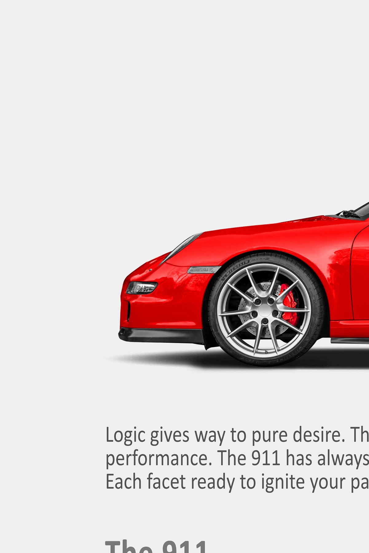 Porsche 911 (997.1) Carrera Aerokit Retro Ad - All the Lust
