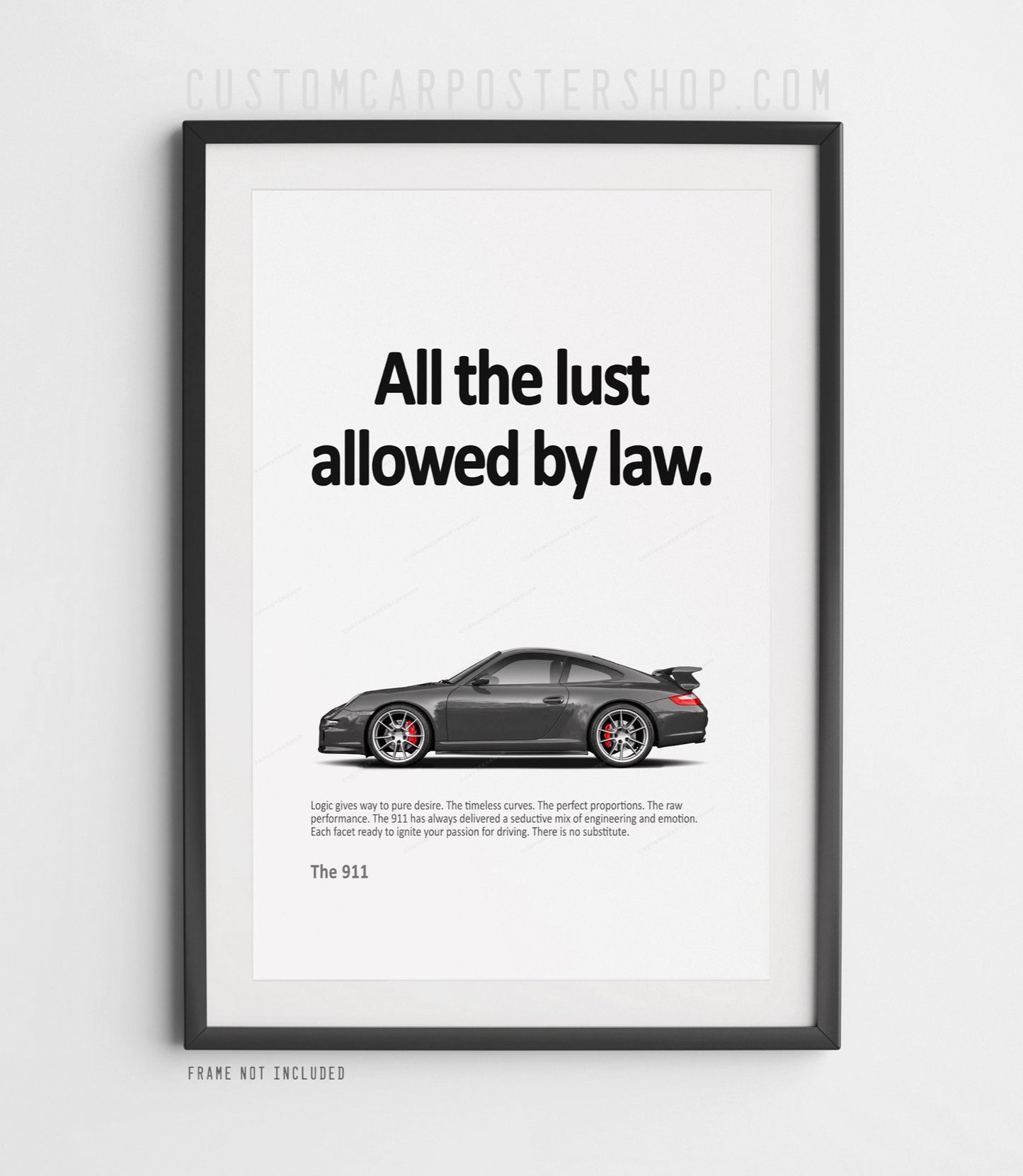 Porsche 911 (997.1) Carrera Aerokit Retro Ad - All the Lust