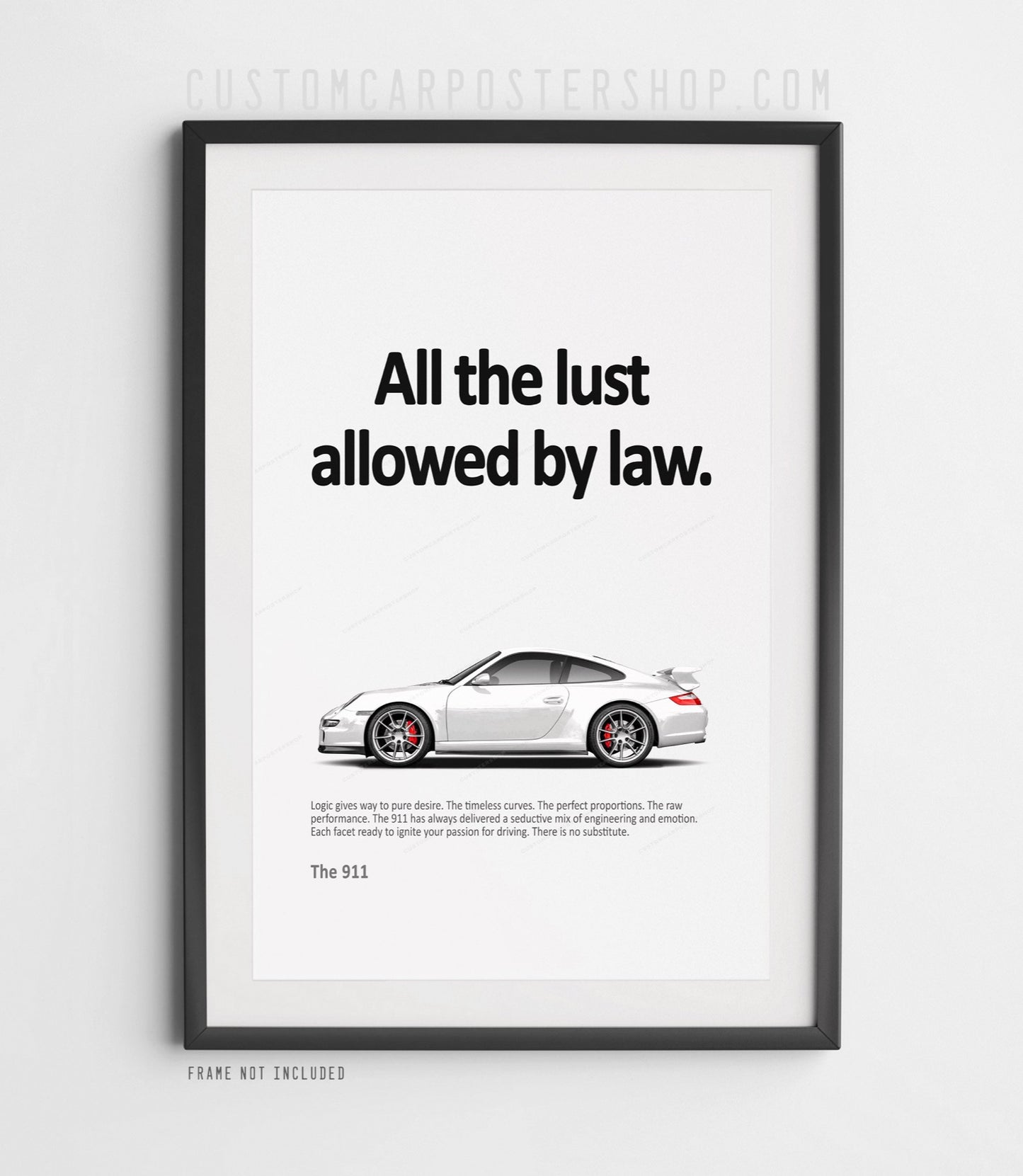 Porsche 911 (997.1) Carrera Aerokit Retro Ad - All the Lust
