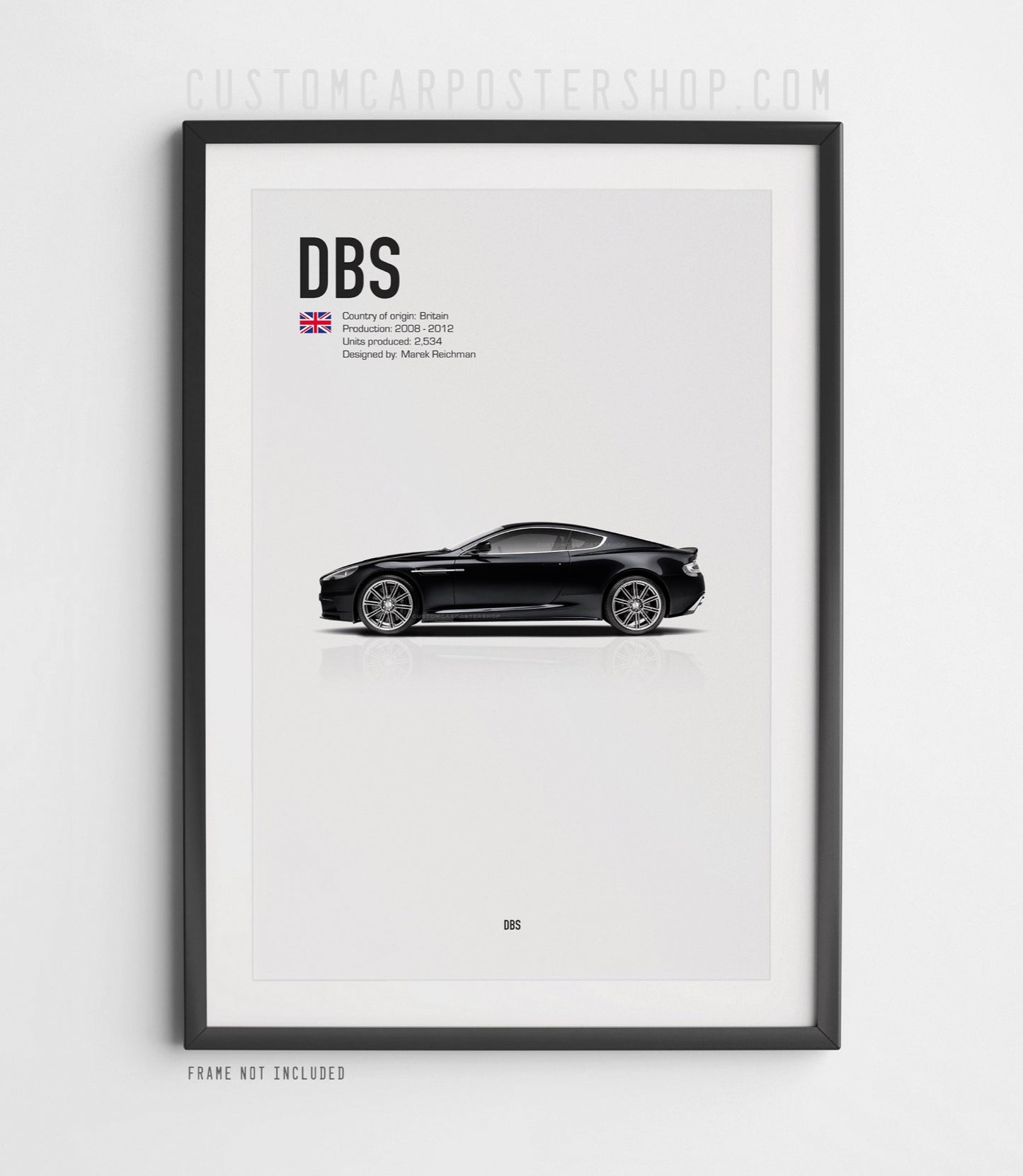 Aston Martin DBS (2008-2012) Poster