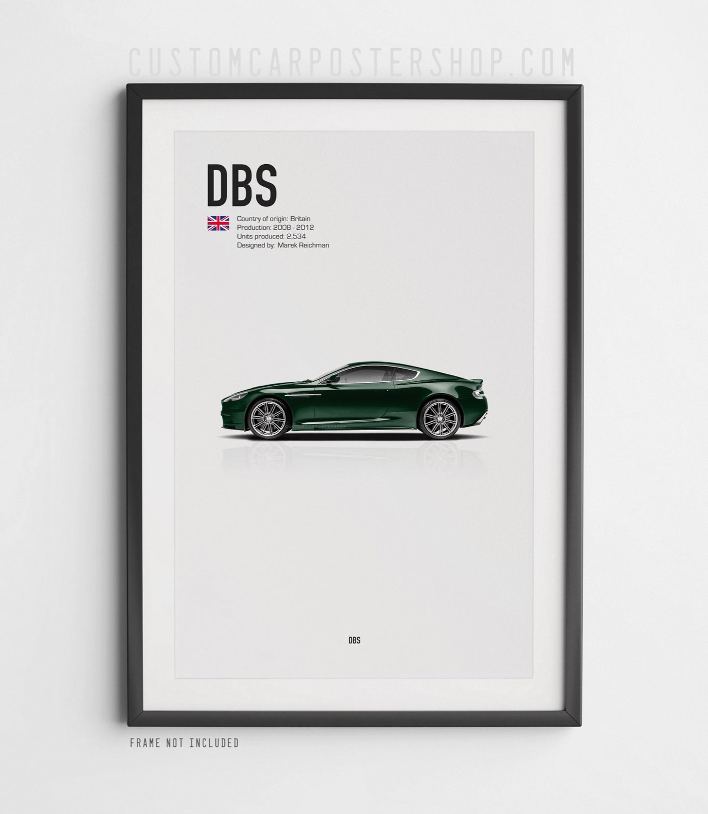 Aston Martin DBS (2008-2012) Poster