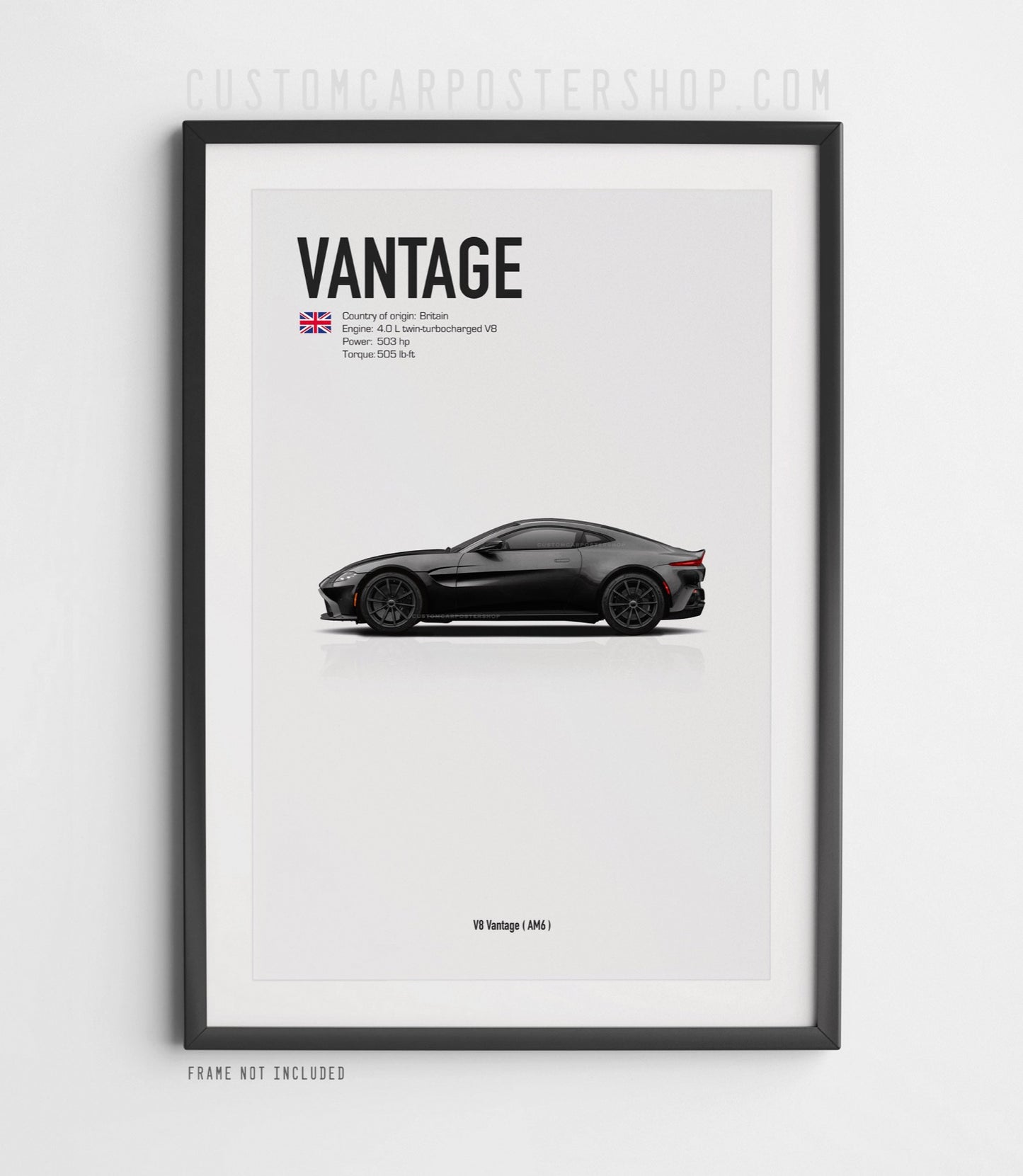 Aston Martin V8 Vantage (2008-2024) Poster