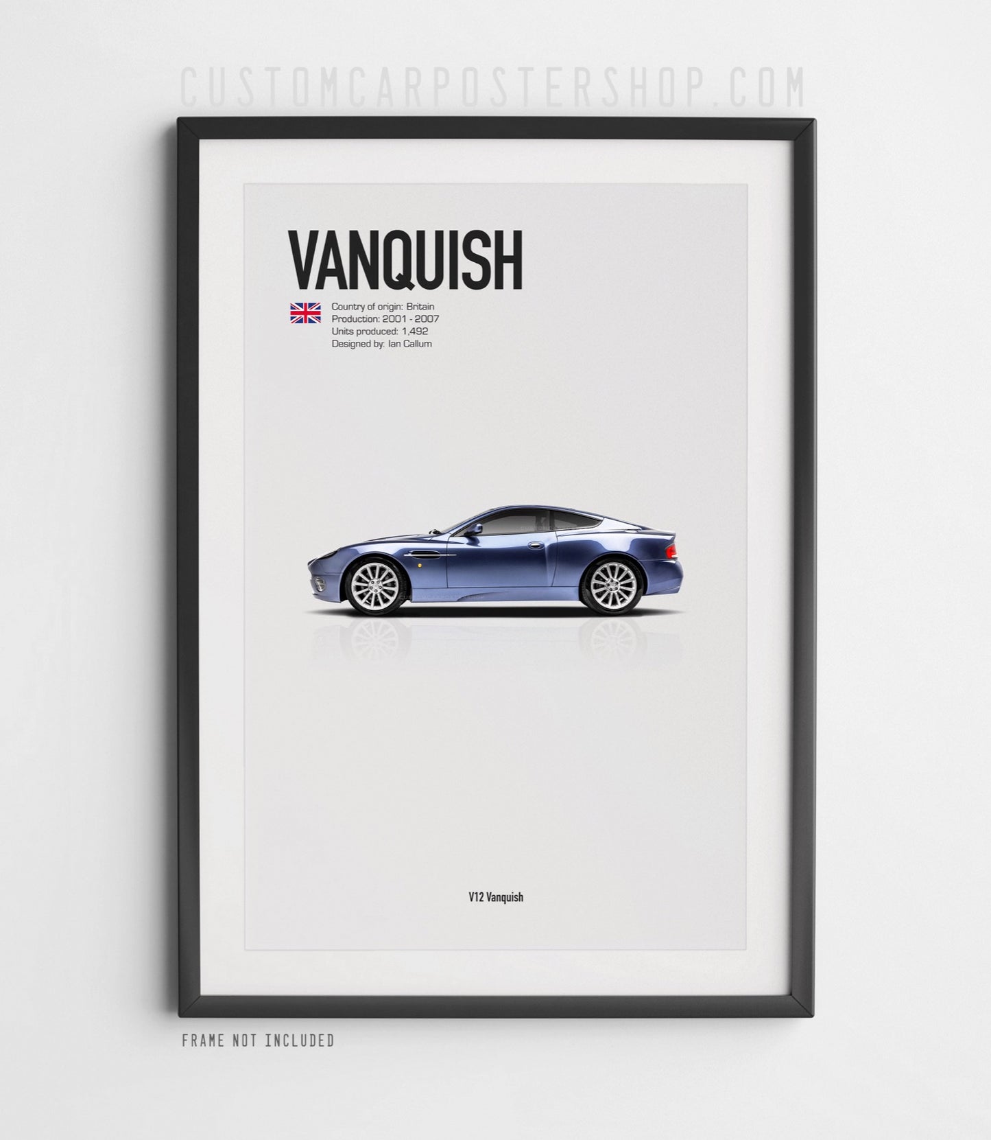 Aston Martin V12 Vanquish Poster