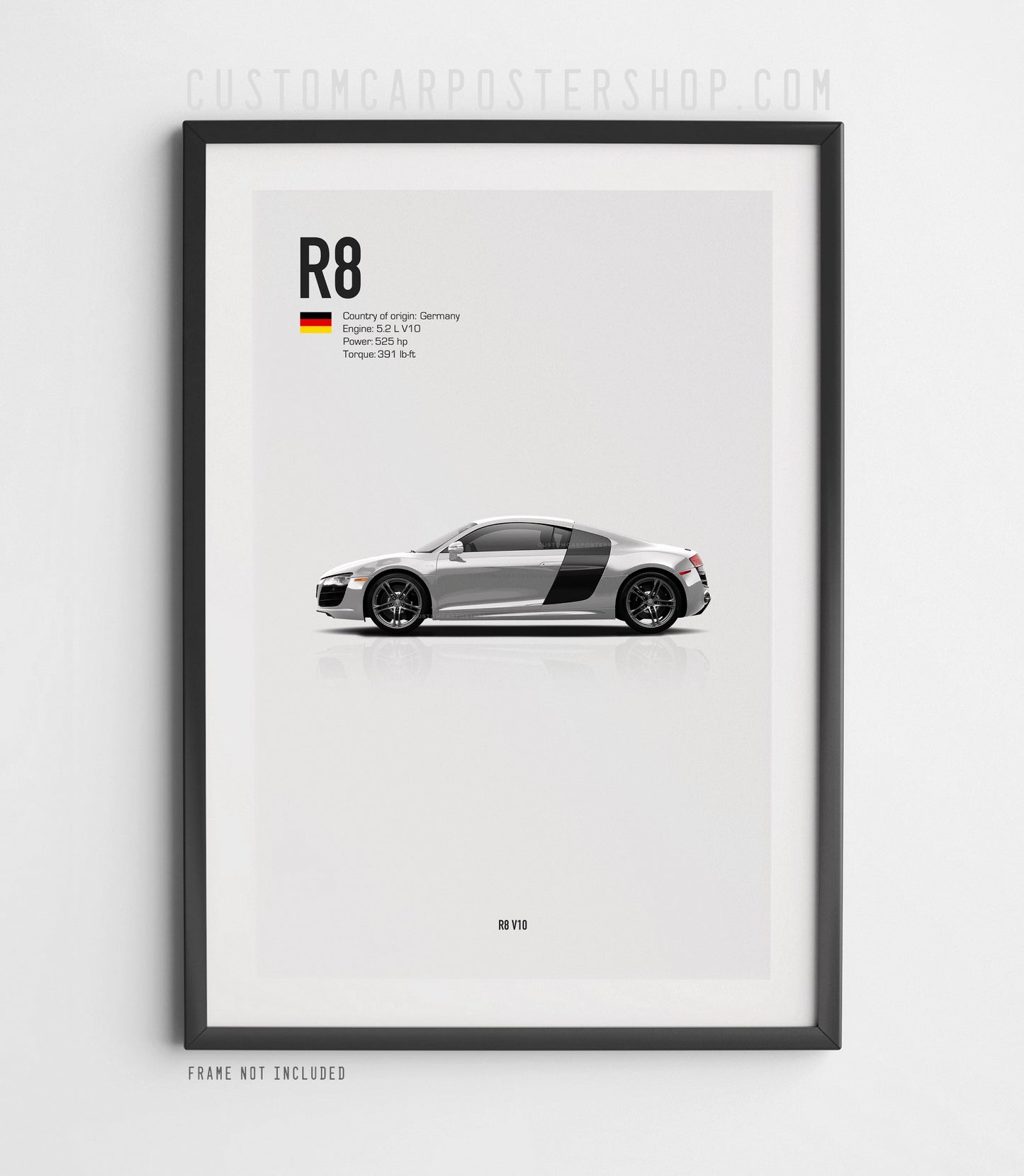 Audi R8 V10 (Type 42) Poster