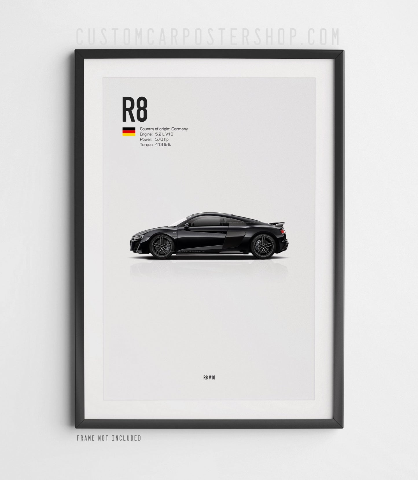 Audi R8 V10 (2019-2024) Poster