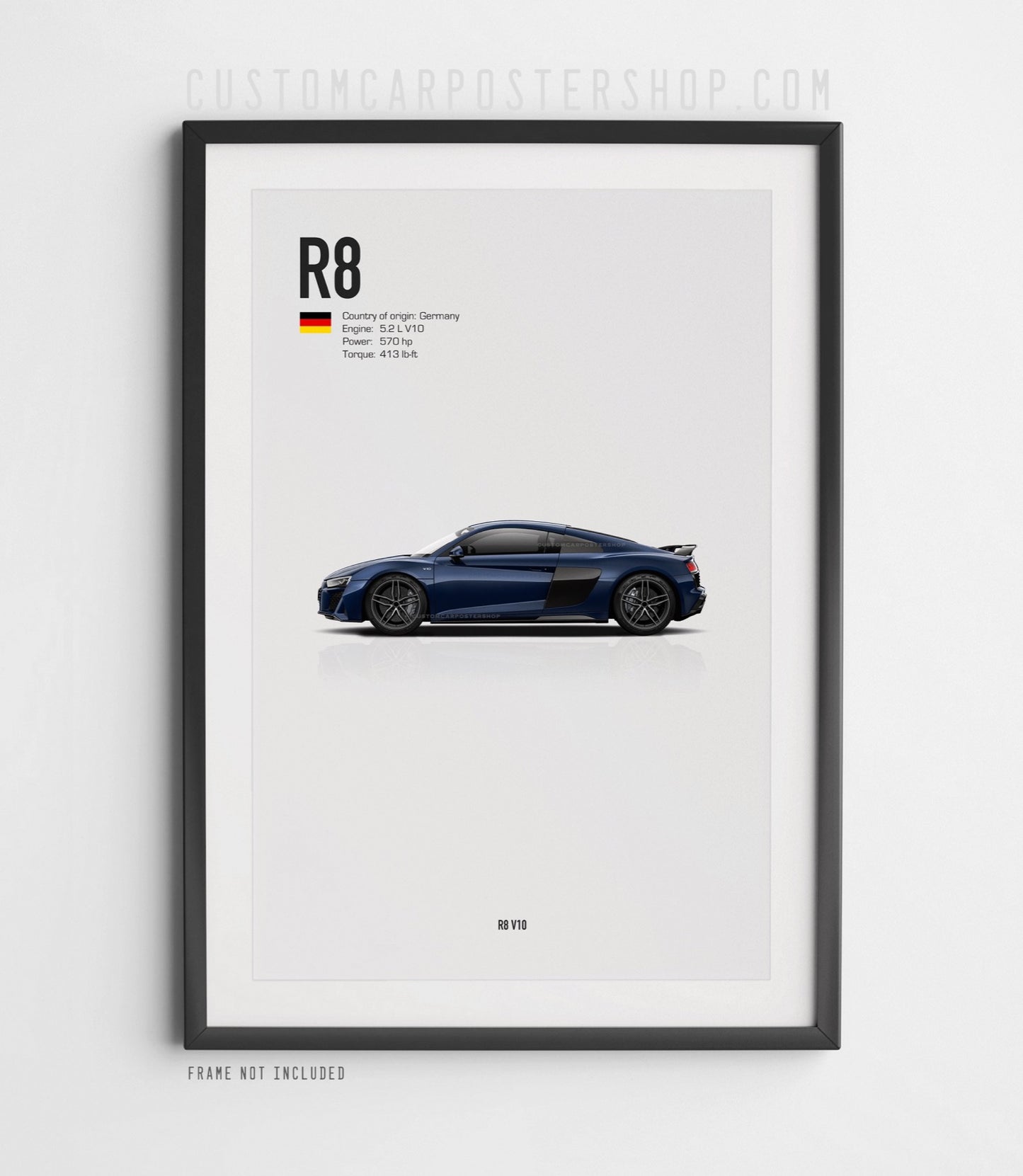 Audi R8 V10 (2019-2024) Poster