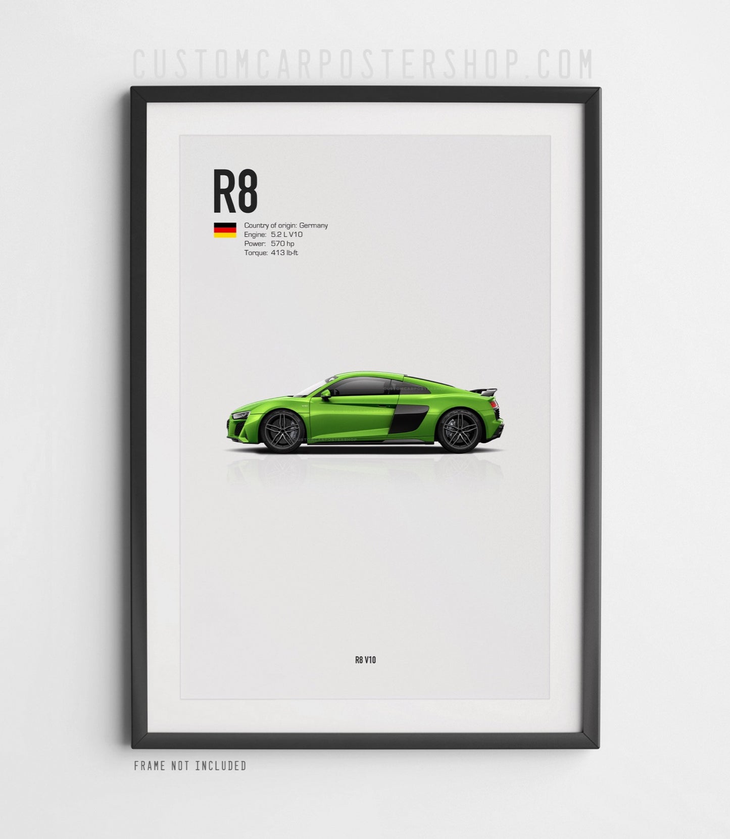 Audi R8 V10 (2019-2024) Poster