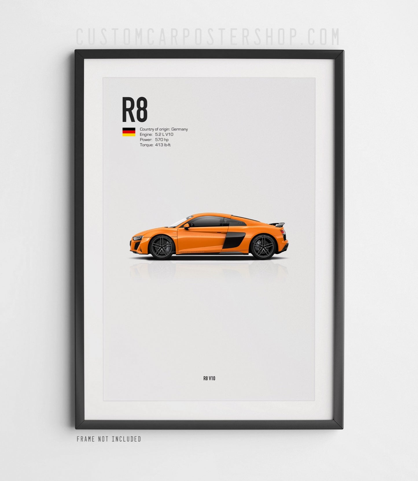 Audi R8 V10 (2019-2024) Poster