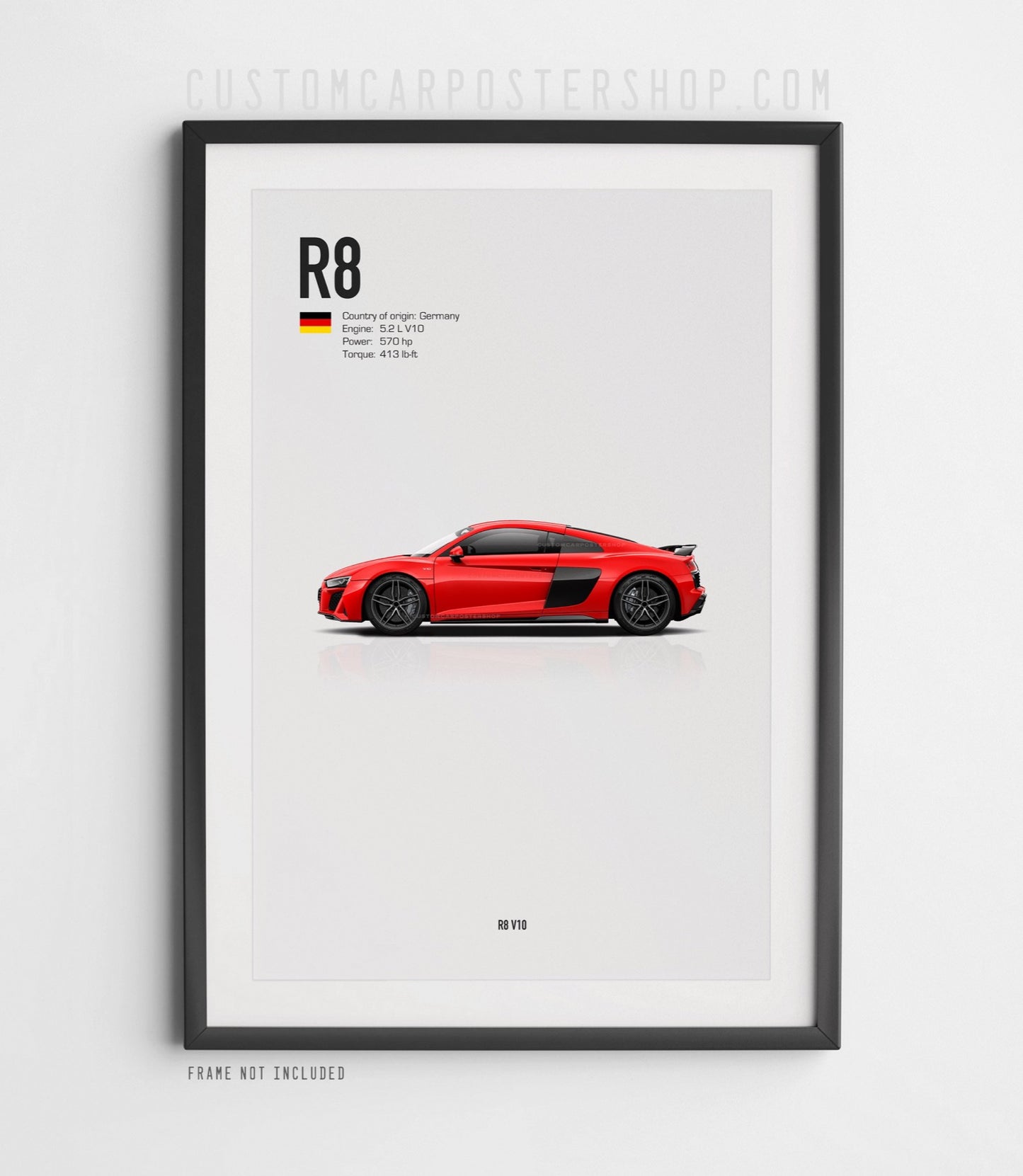 Audi R8 V10 (2019-2024) Poster