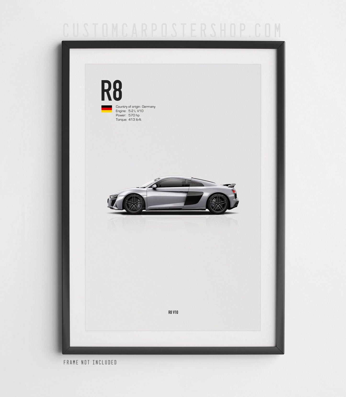 Audi R8 V10 (2019-2024) Poster