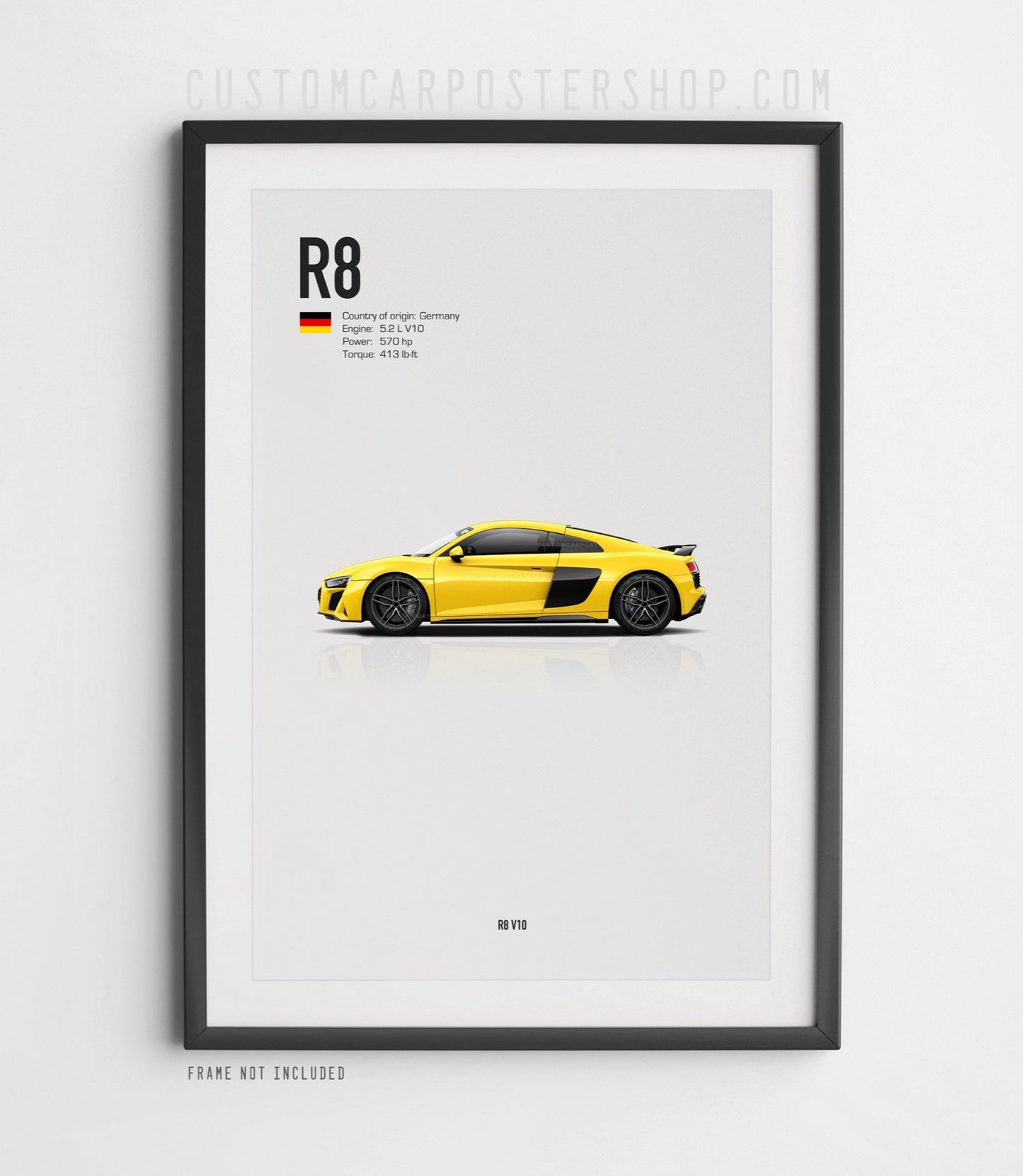 Audi R8 V10 (2019-2024) Poster