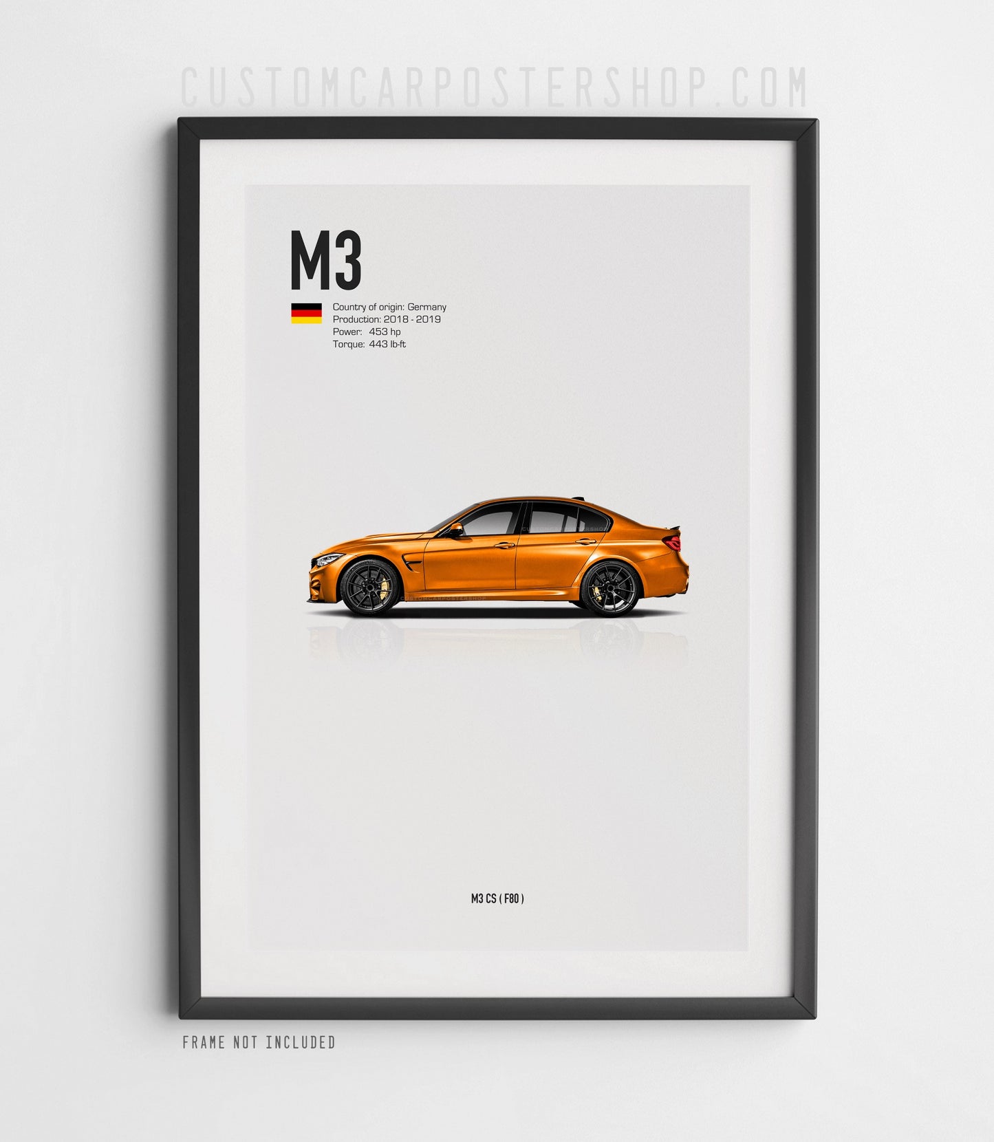 BMW M3 CS (F80) Poster