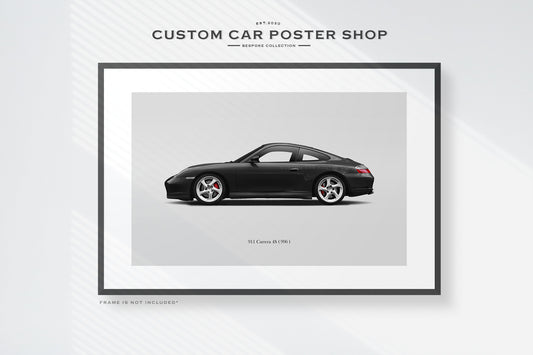 Porsche 911 (996) Carrera 4S Poster (Commissioned)