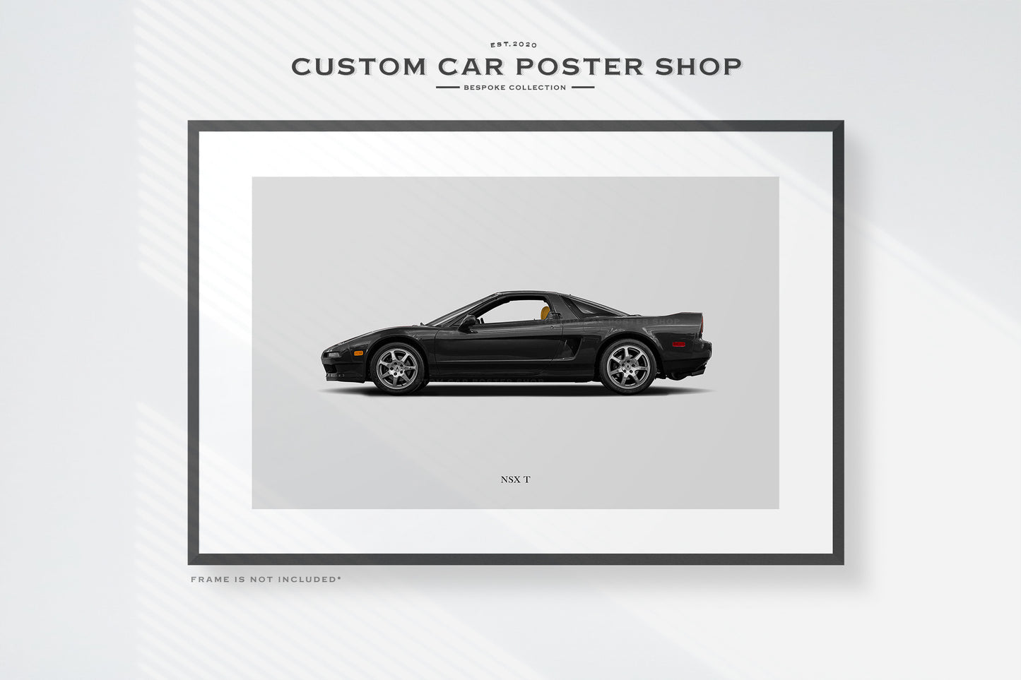 Custom Acura NSX T Art Print Poster