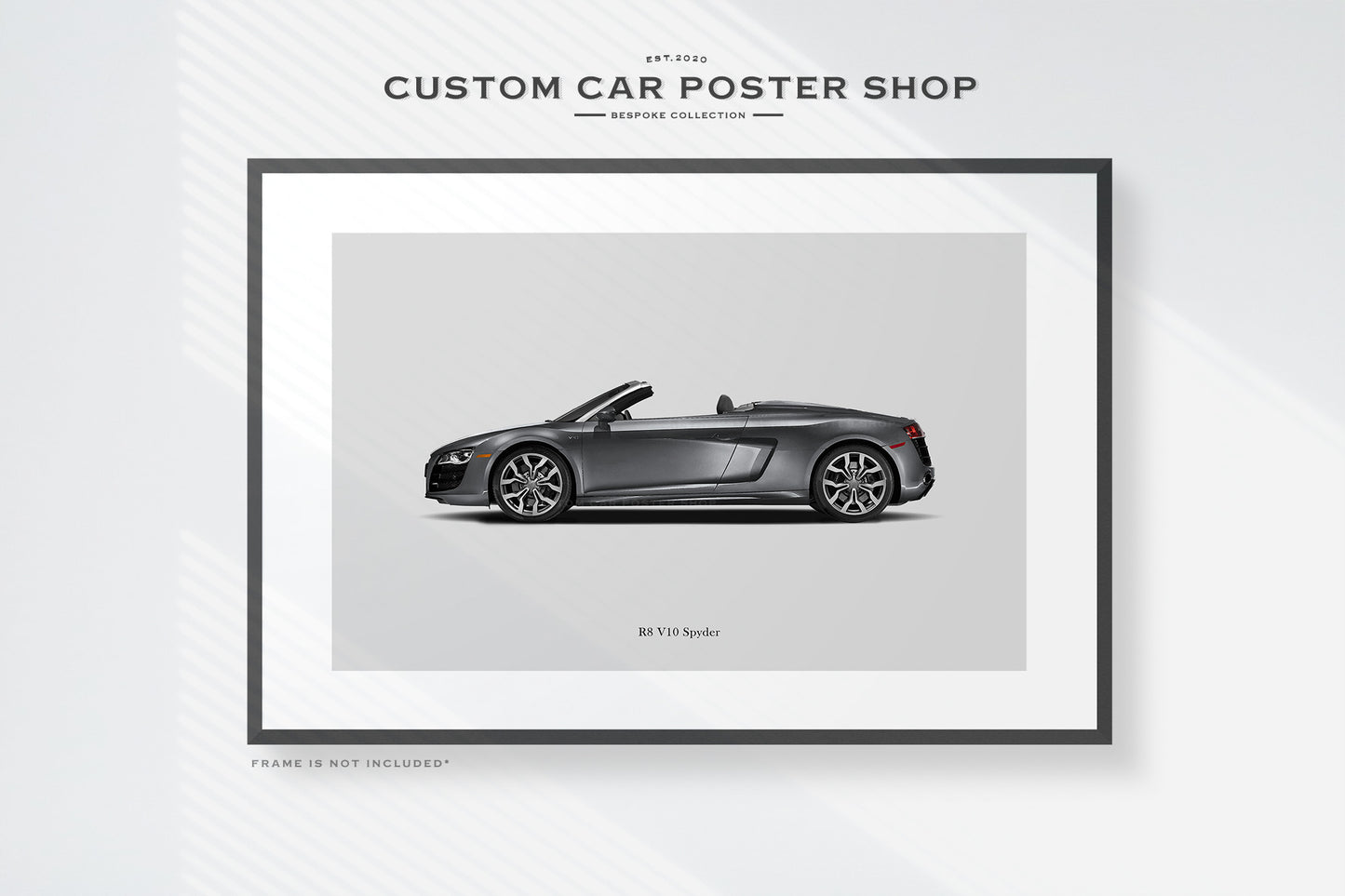 Audi R8 Spyder Poster (Commissioned)