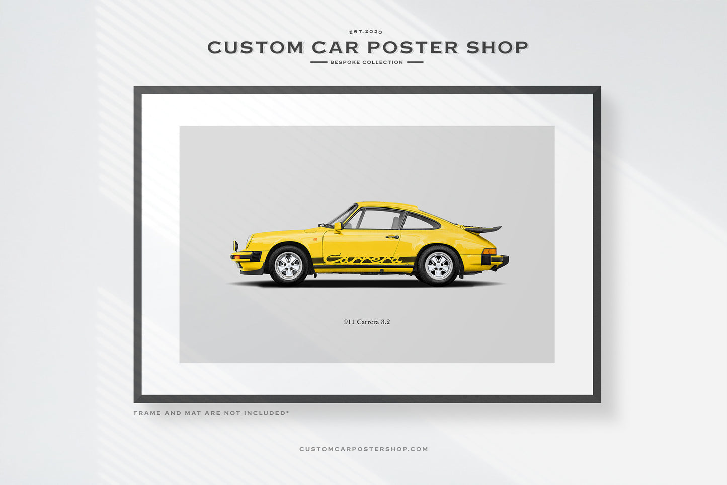 Porsche 911 3.2 Carrera Poster (Commissioned)