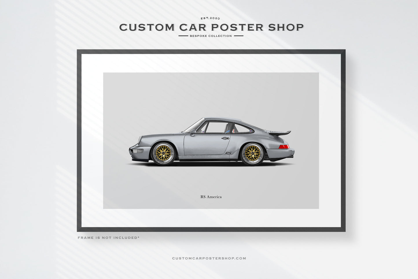 Porsche 911 RS America Poster (Commissioned)