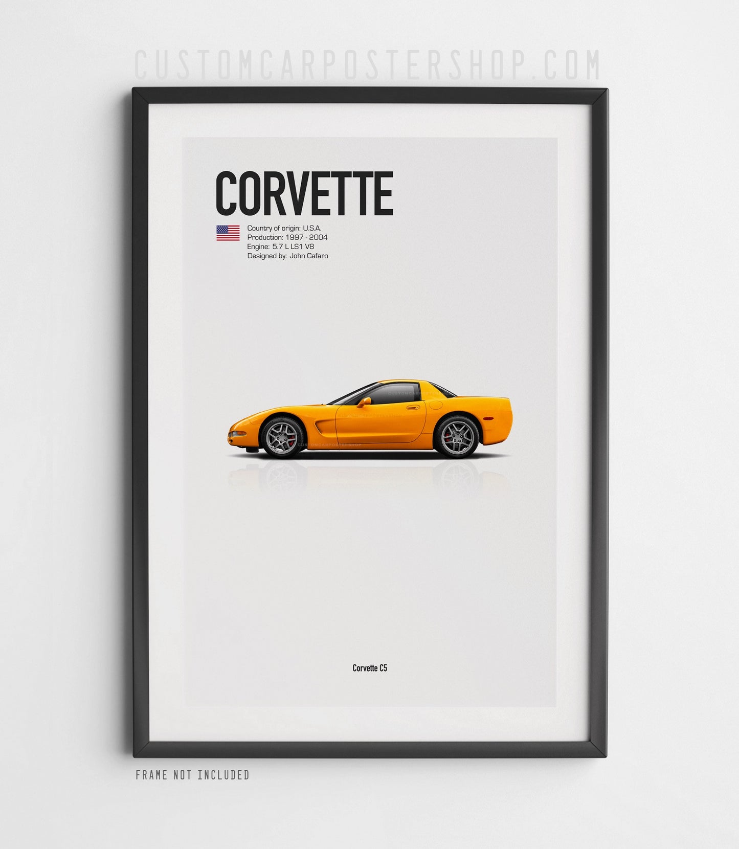 Chevrolet Corvette C5 Poster