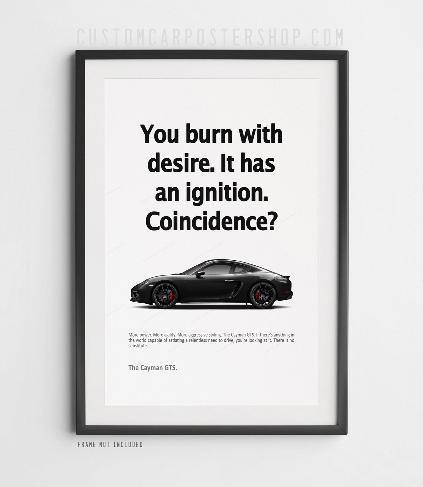 Porsche 718 Cayman GTS Ad - Coincidence