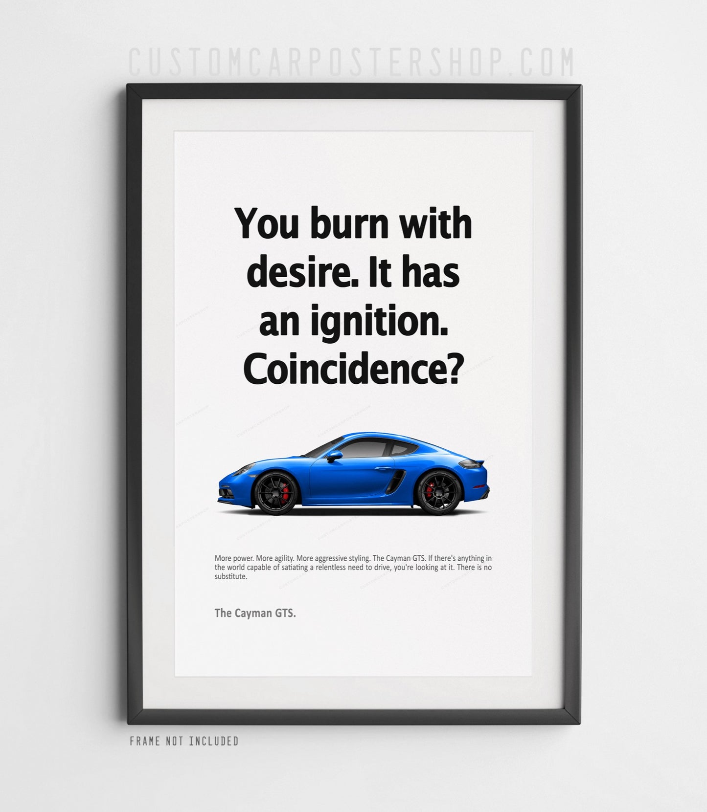 Porsche 718 Cayman GTS Ad - Coincidence