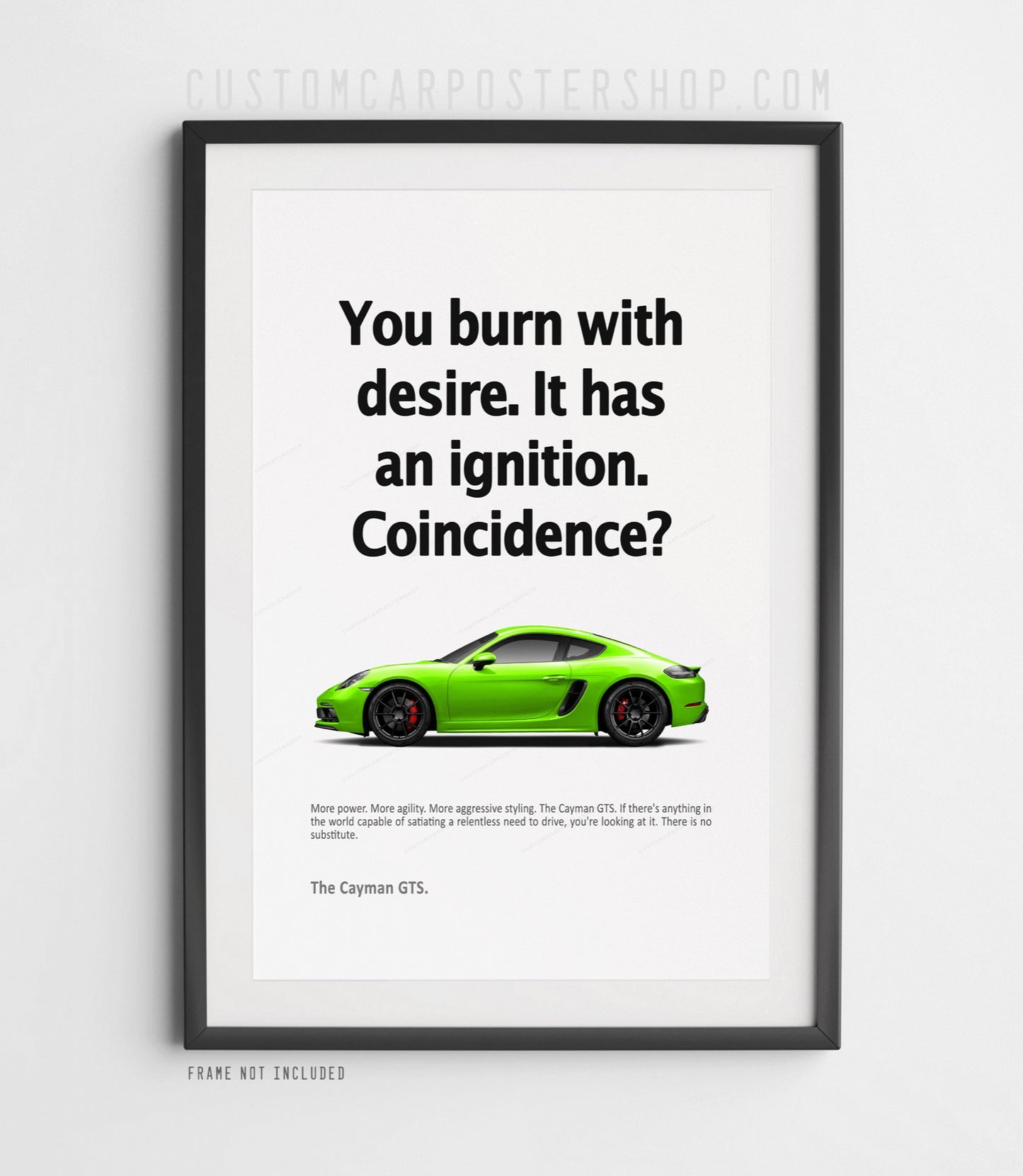 Porsche 718 Cayman GTS Ad - Coincidence