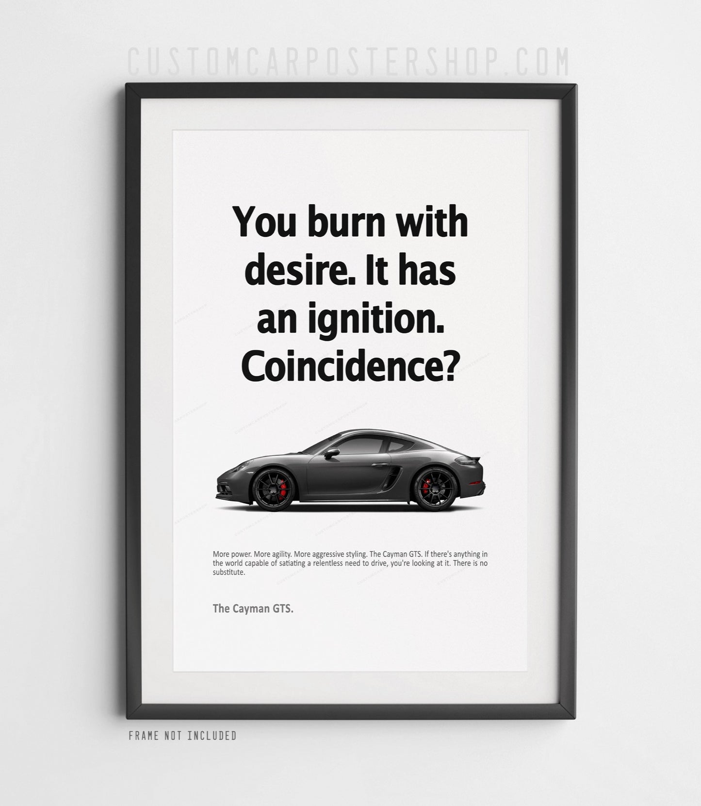 Porsche 718 Cayman GTS Ad - Coincidence