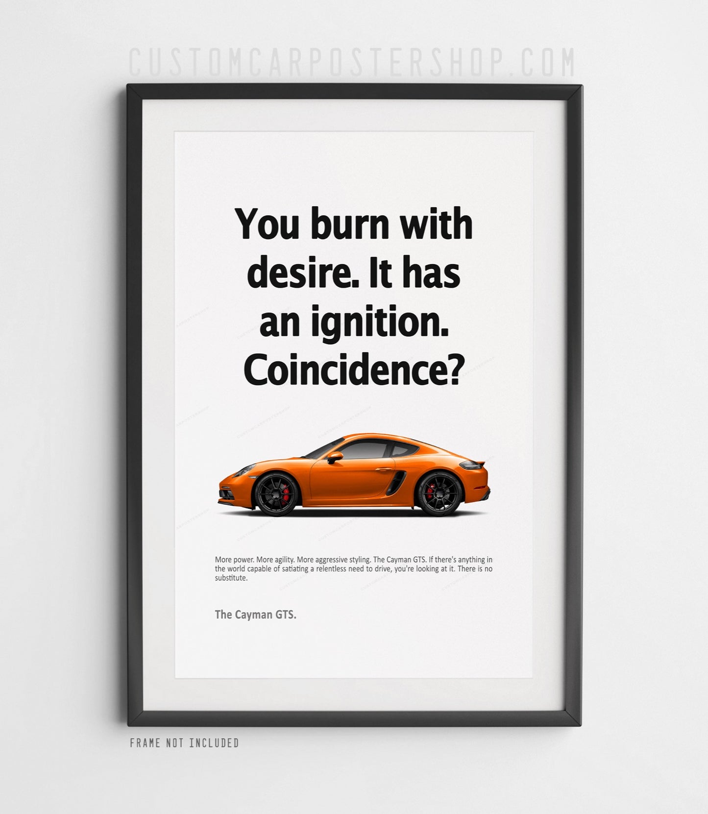 Porsche 718 Cayman GTS Ad - Coincidence