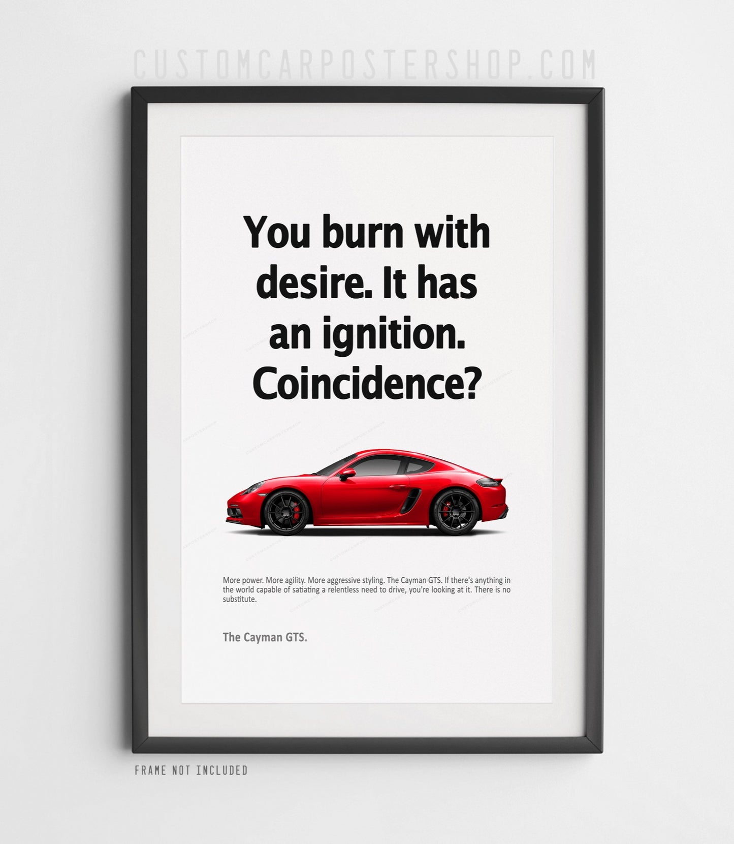 Porsche 718 Cayman GTS Ad - Coincidence