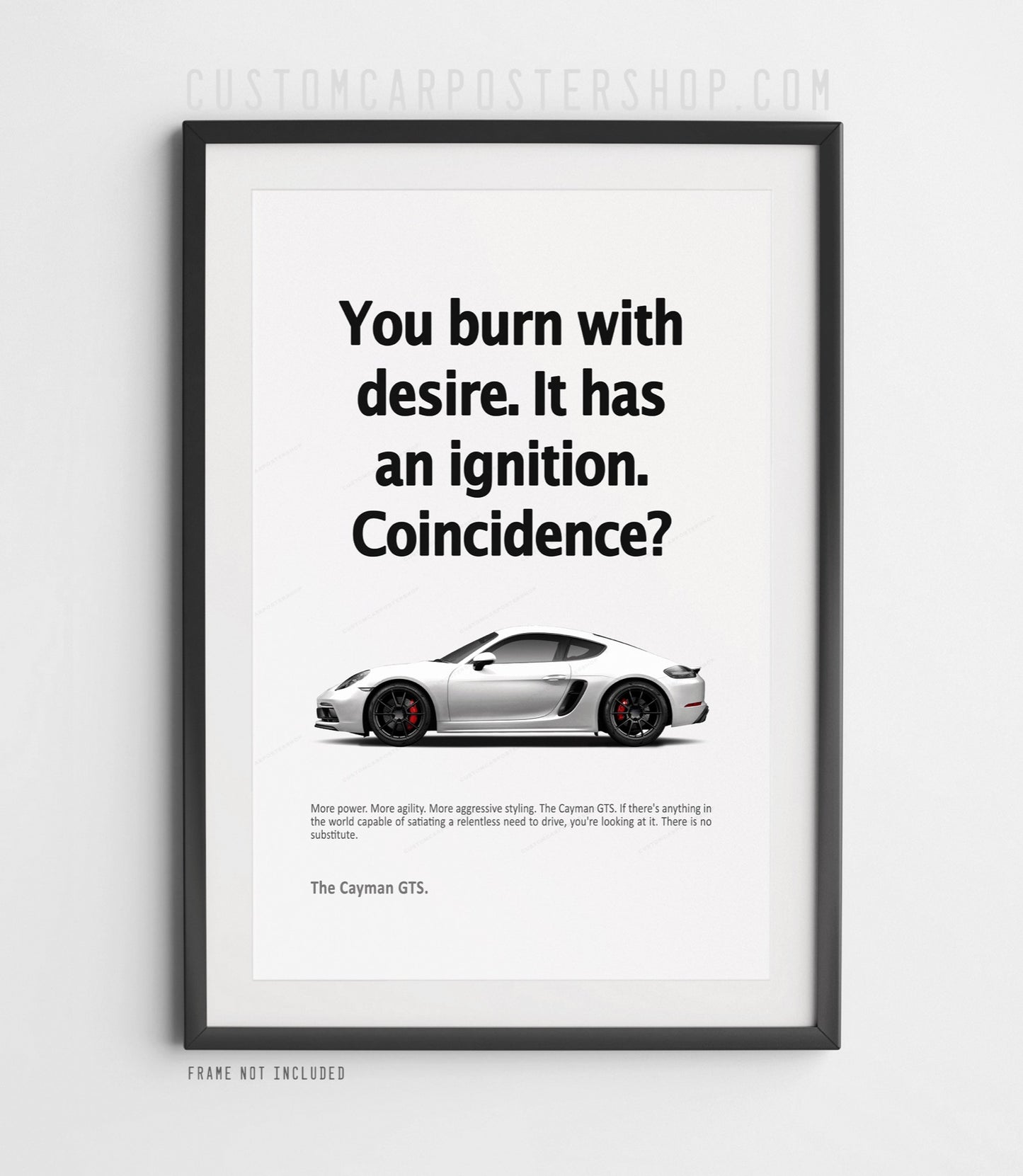 Porsche 718 Cayman GTS Ad - Coincidence