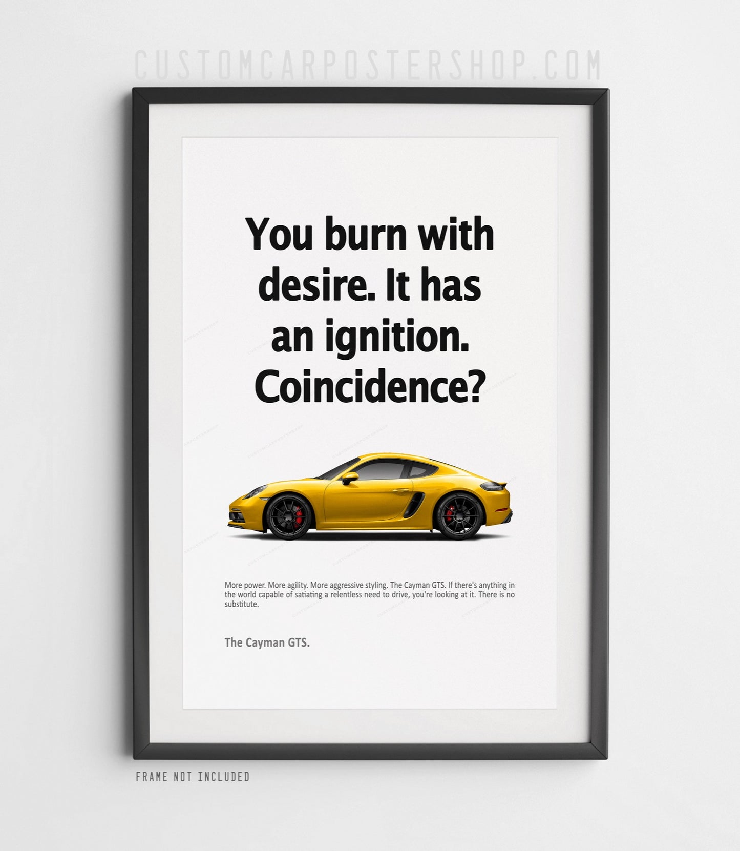 Porsche 718 Cayman GTS Ad - Coincidence