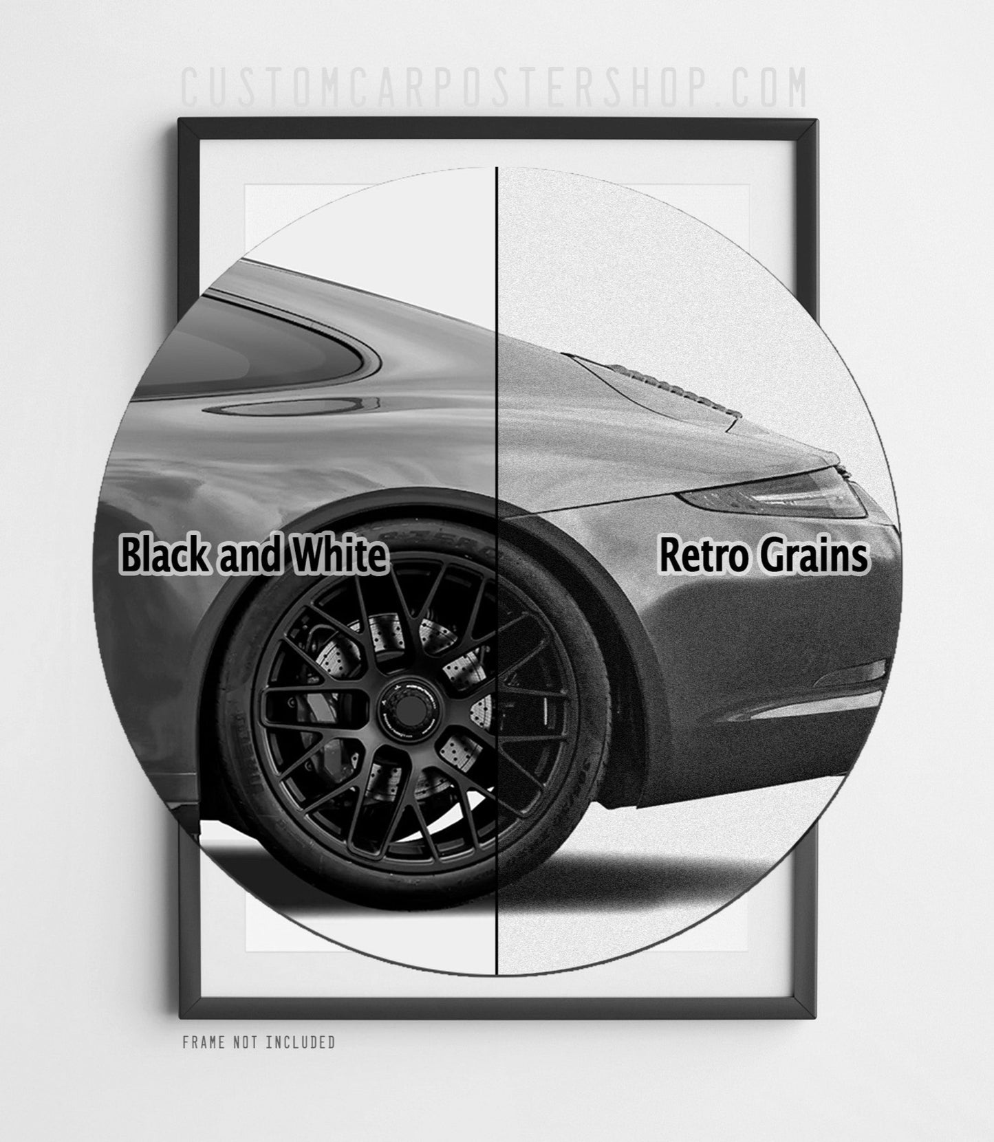 Porsche 911 Carrera GTS (991.1) Print Ad Poster - Three Letters