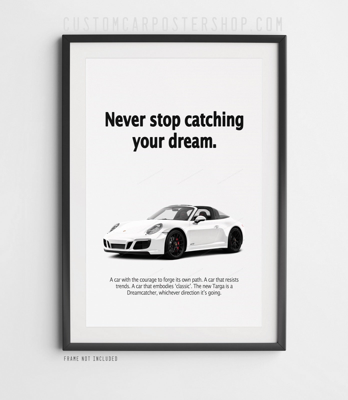 Porsche 911 (991.2) Targa 4 GTS Vintage Ad - Dreamcatcher