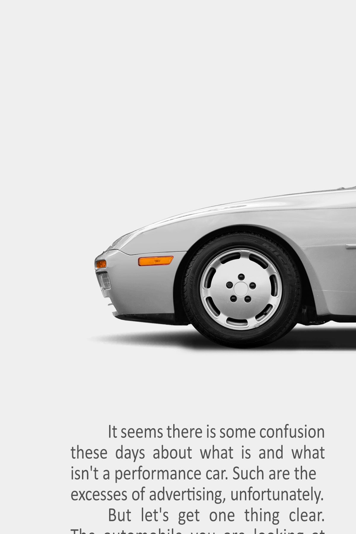 Porsche 944 Turbo Print Ad - Lunch