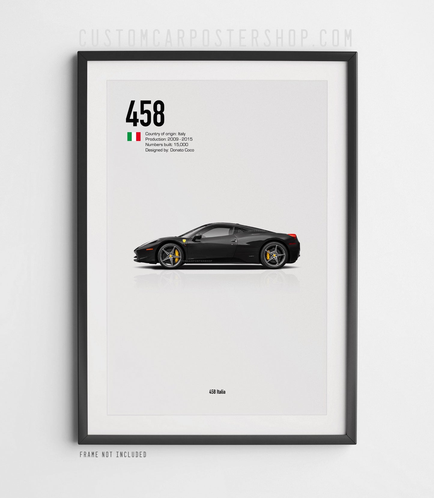 Ferrari 458 Italia Poster
