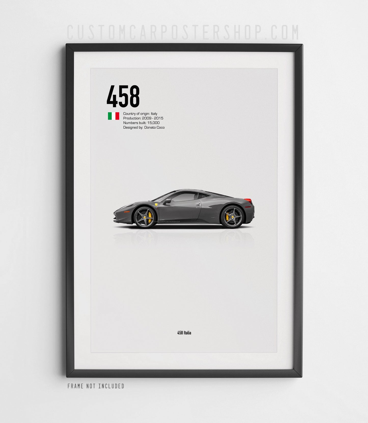 Ferrari 458 Italia Poster