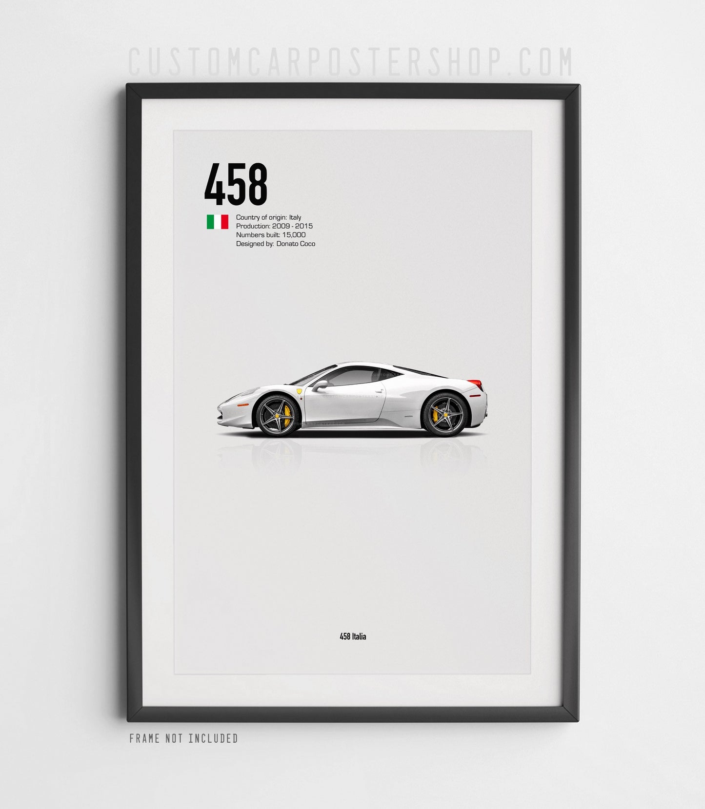 Ferrari 458 Italia Poster