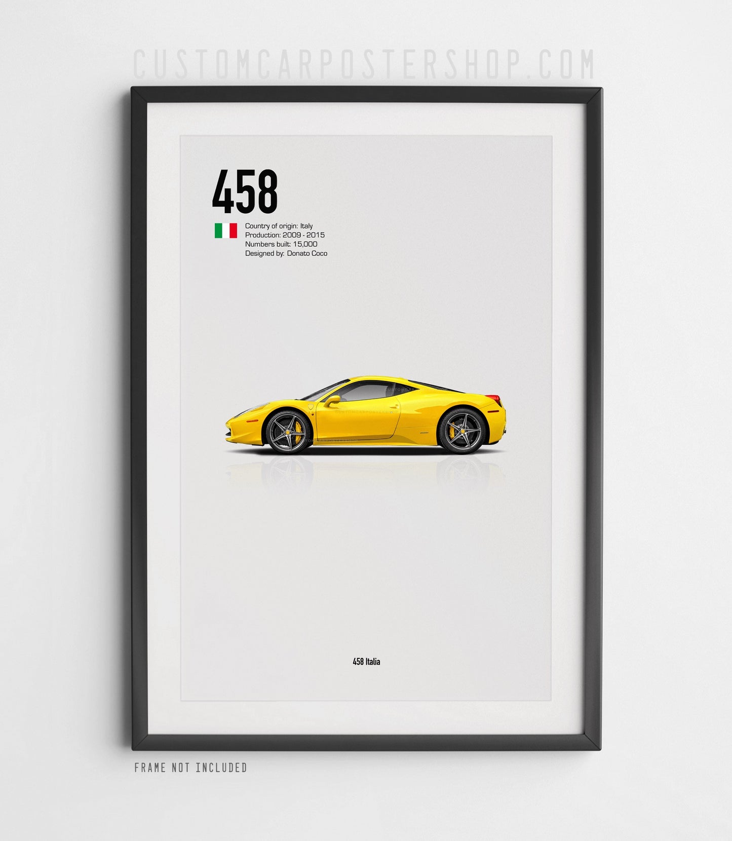 Ferrari 458 Italia Poster