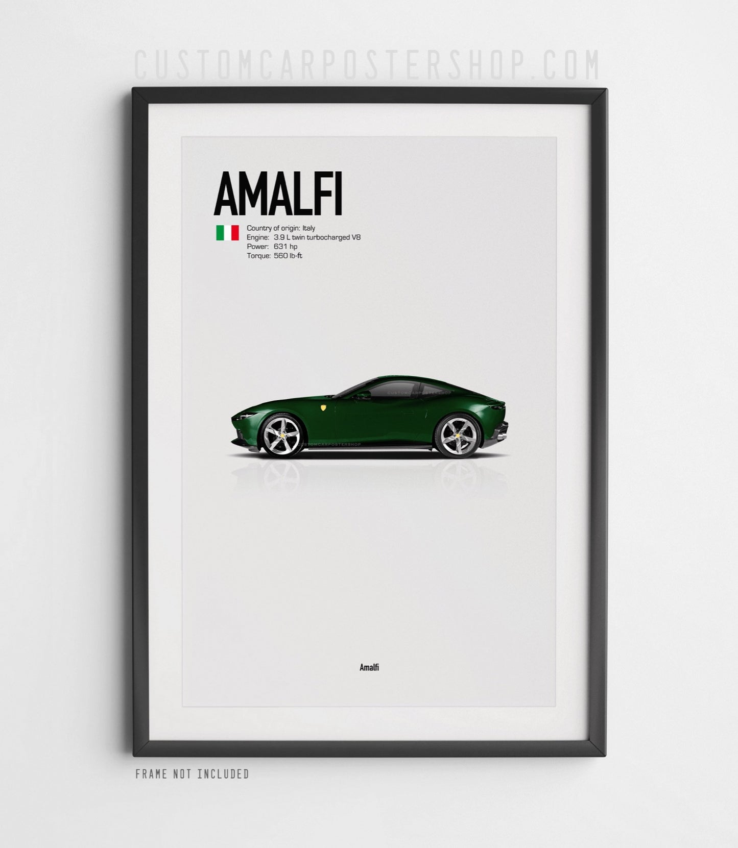Ferrari Amalfi Poster