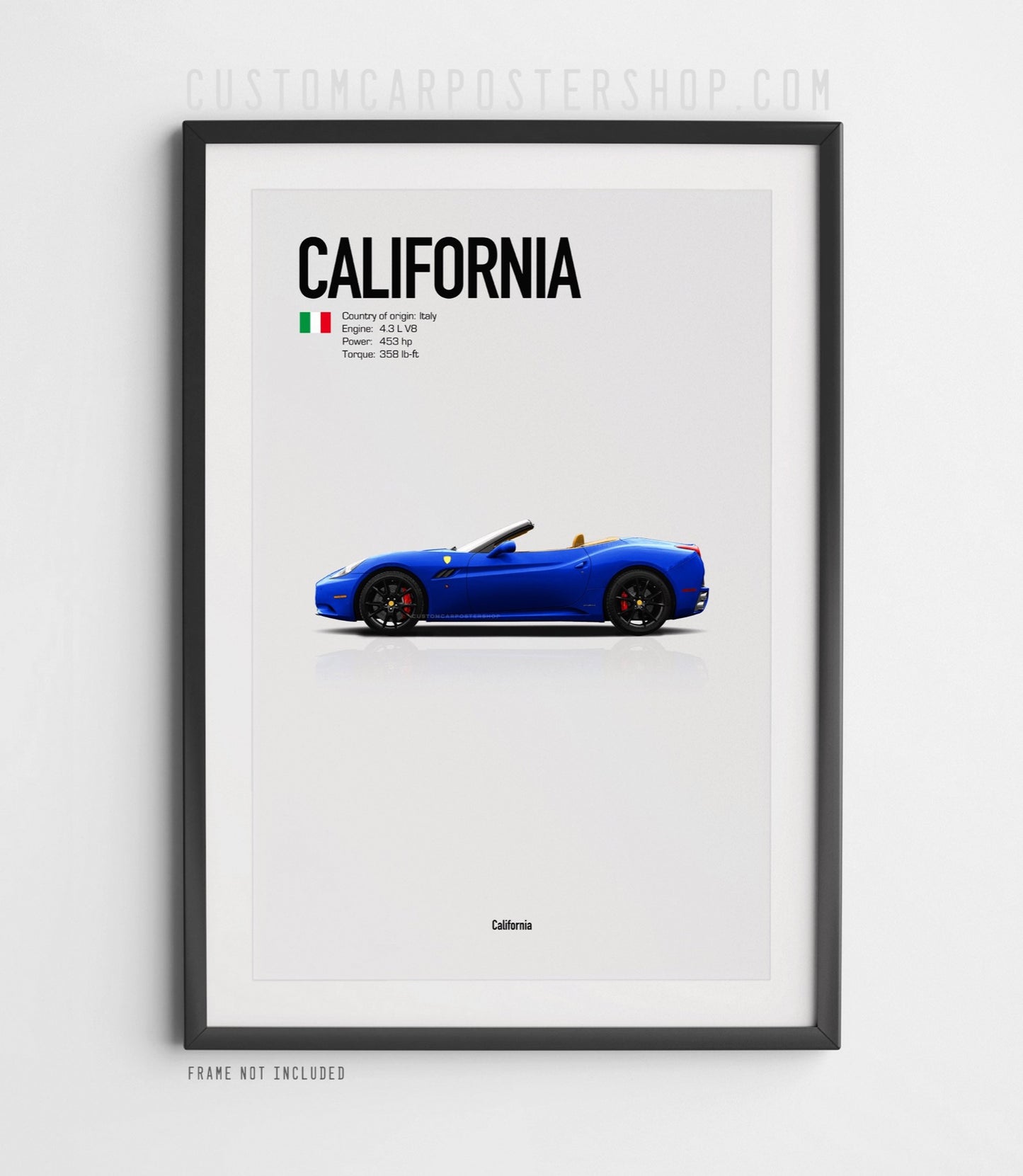 Ferrari California (2009-2014) Poster