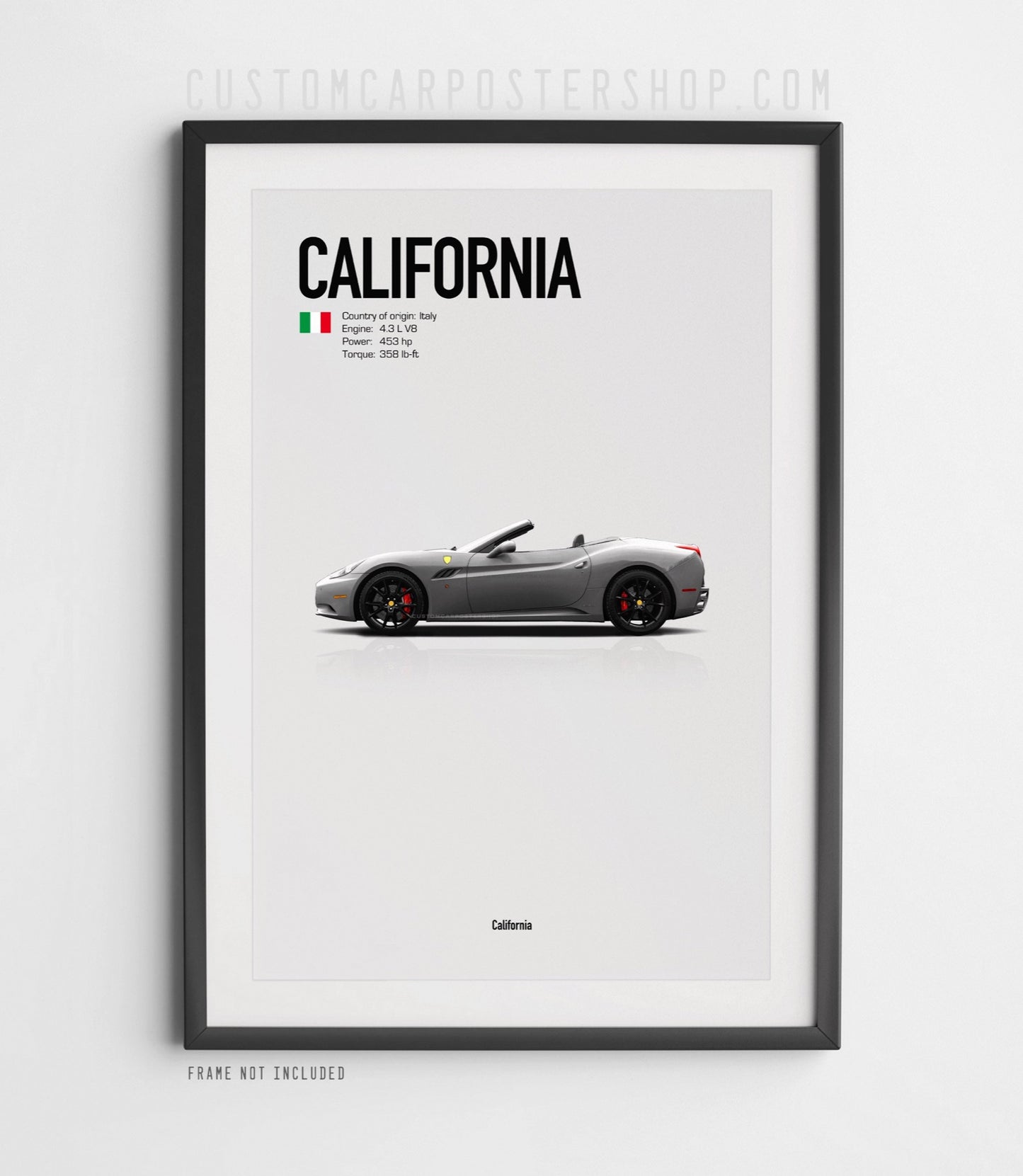 Ferrari California (2009-2014) Poster