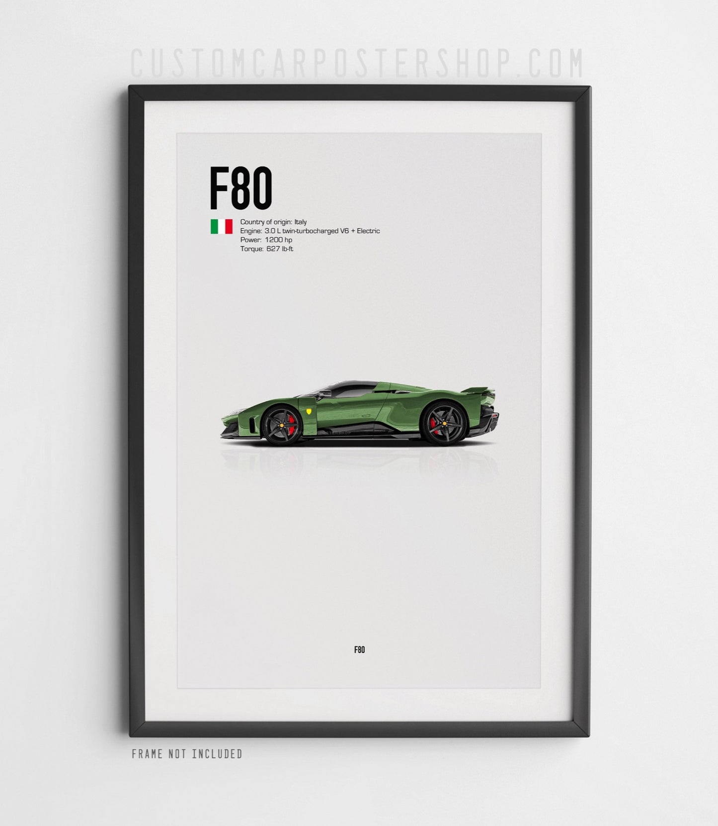 Ferrari F80 Poster