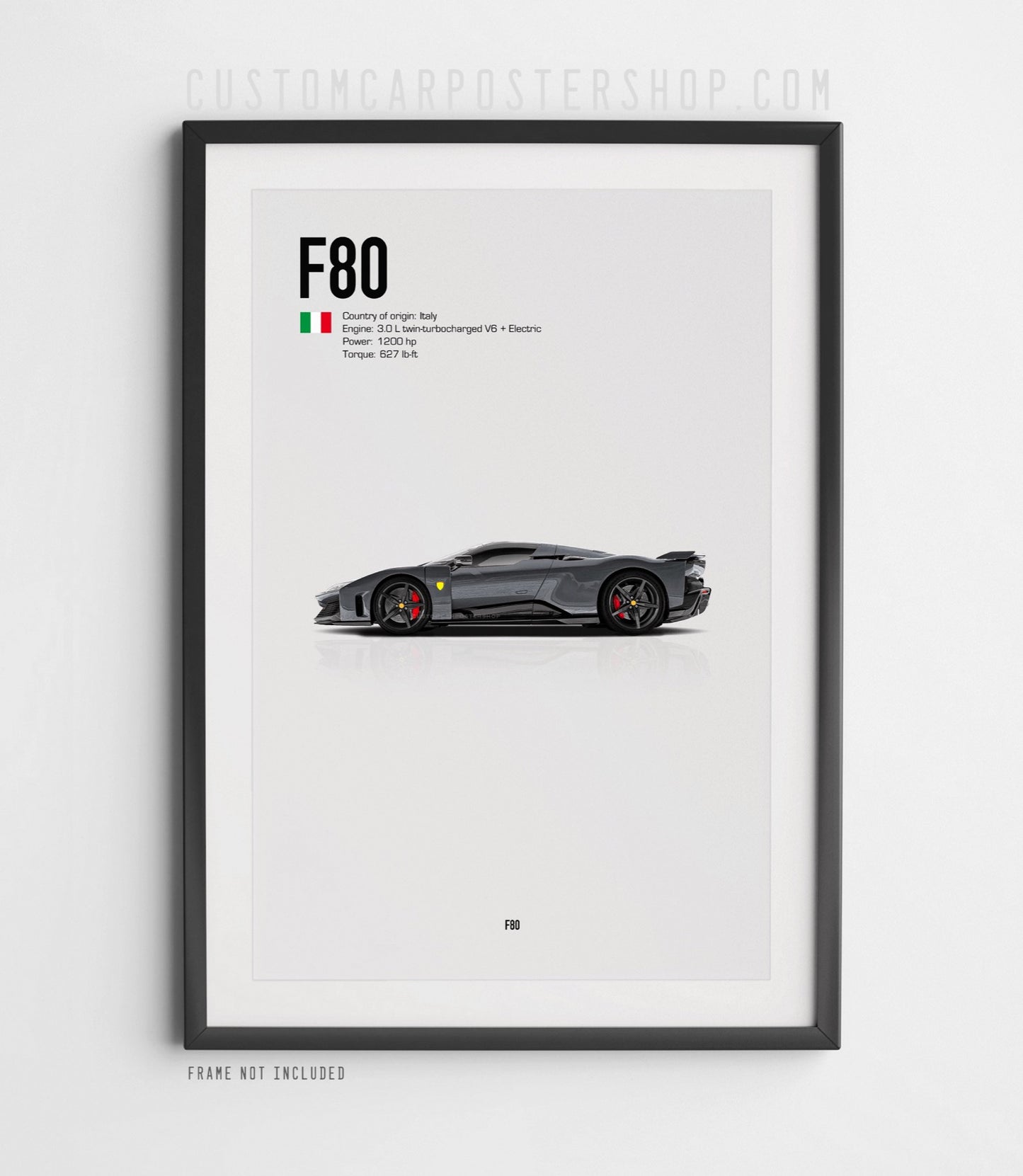 Ferrari F80 Poster