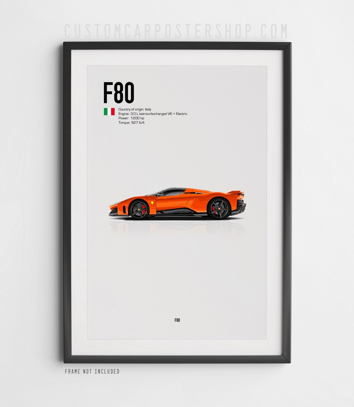 Ferrari F80 Poster