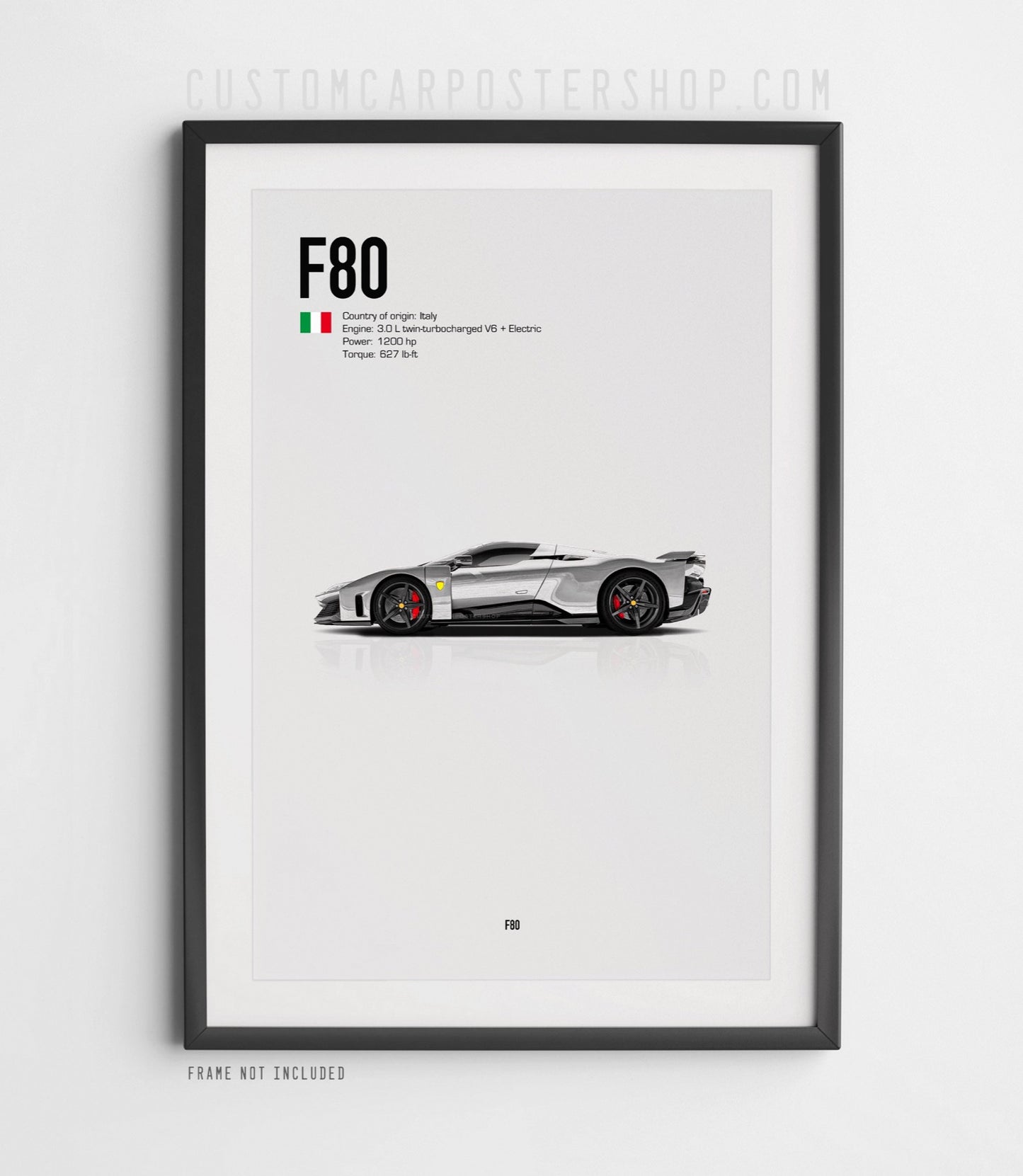 Ferrari F80 Poster