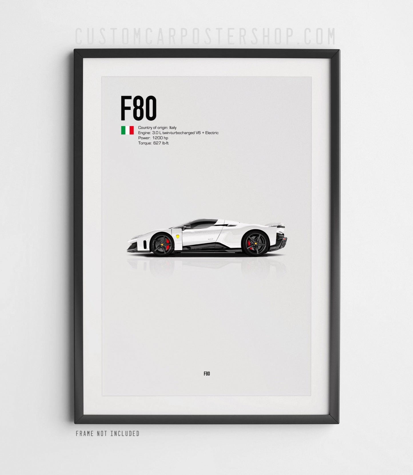 Ferrari F80 Poster